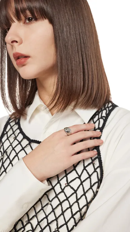 Glamour Distort Ring sold by INITIAL Fashion