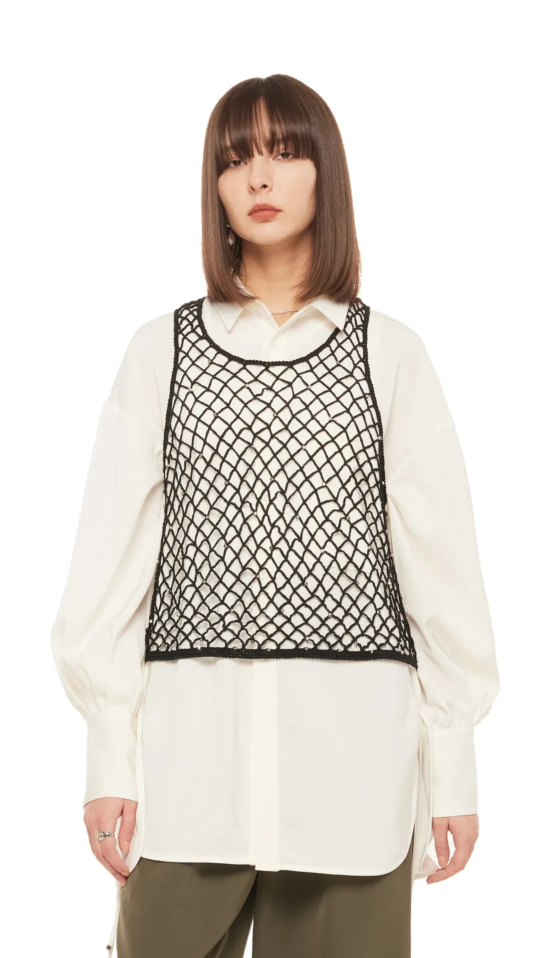 Beaded Knit Vest sold by INITIAL Fashion product image thumbnail 3