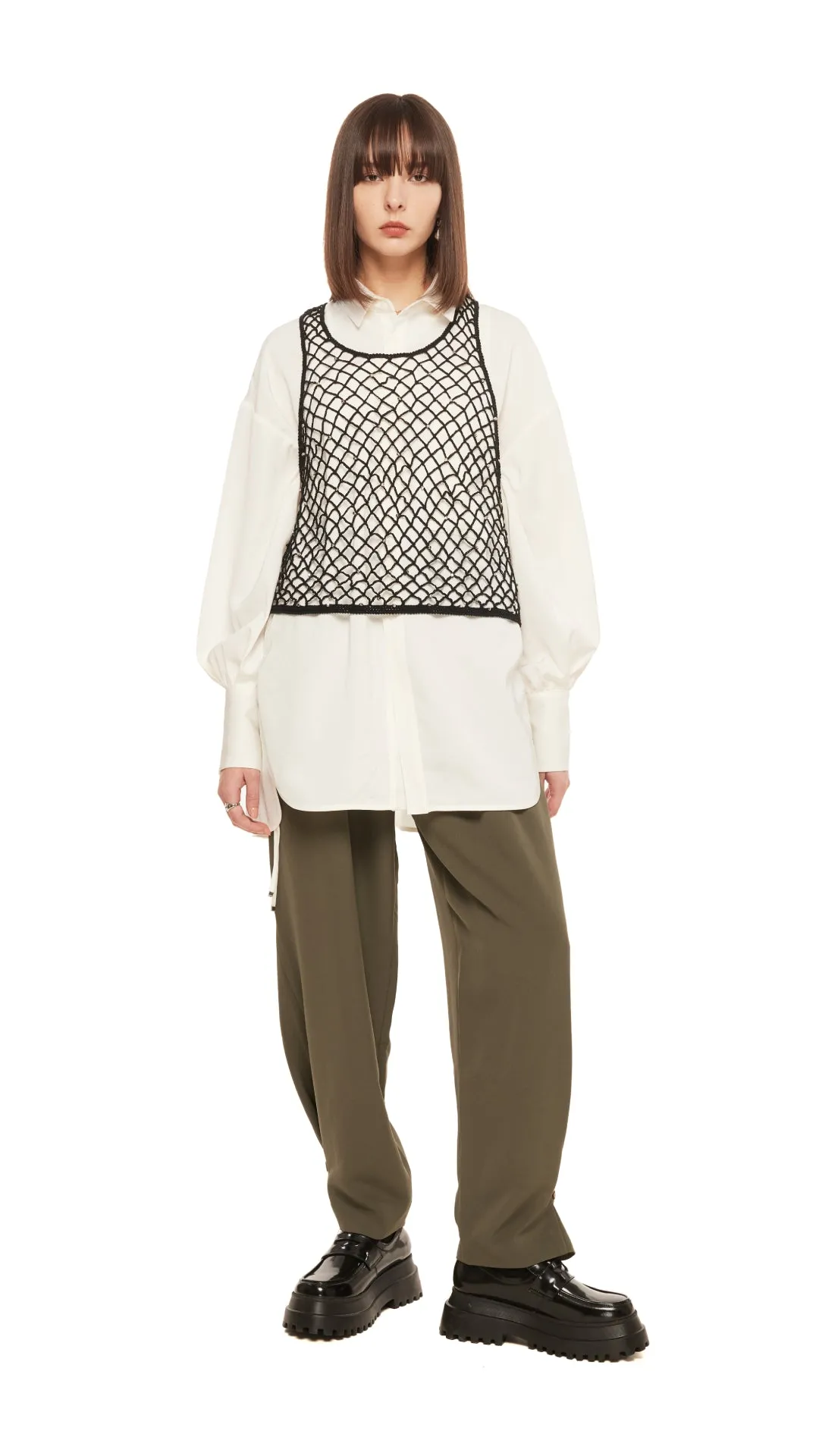 Beaded Knit Vest sold by INITIAL Fashion product image thumbnail 4