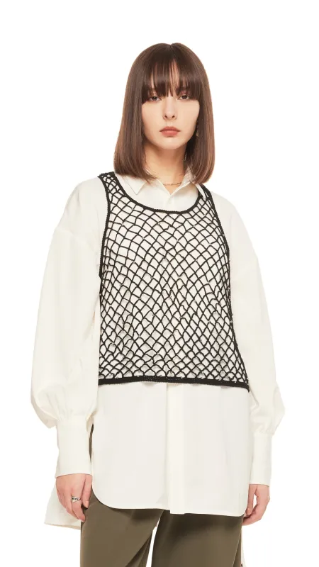 Beaded Knit Vest sold by INITIAL Fashion