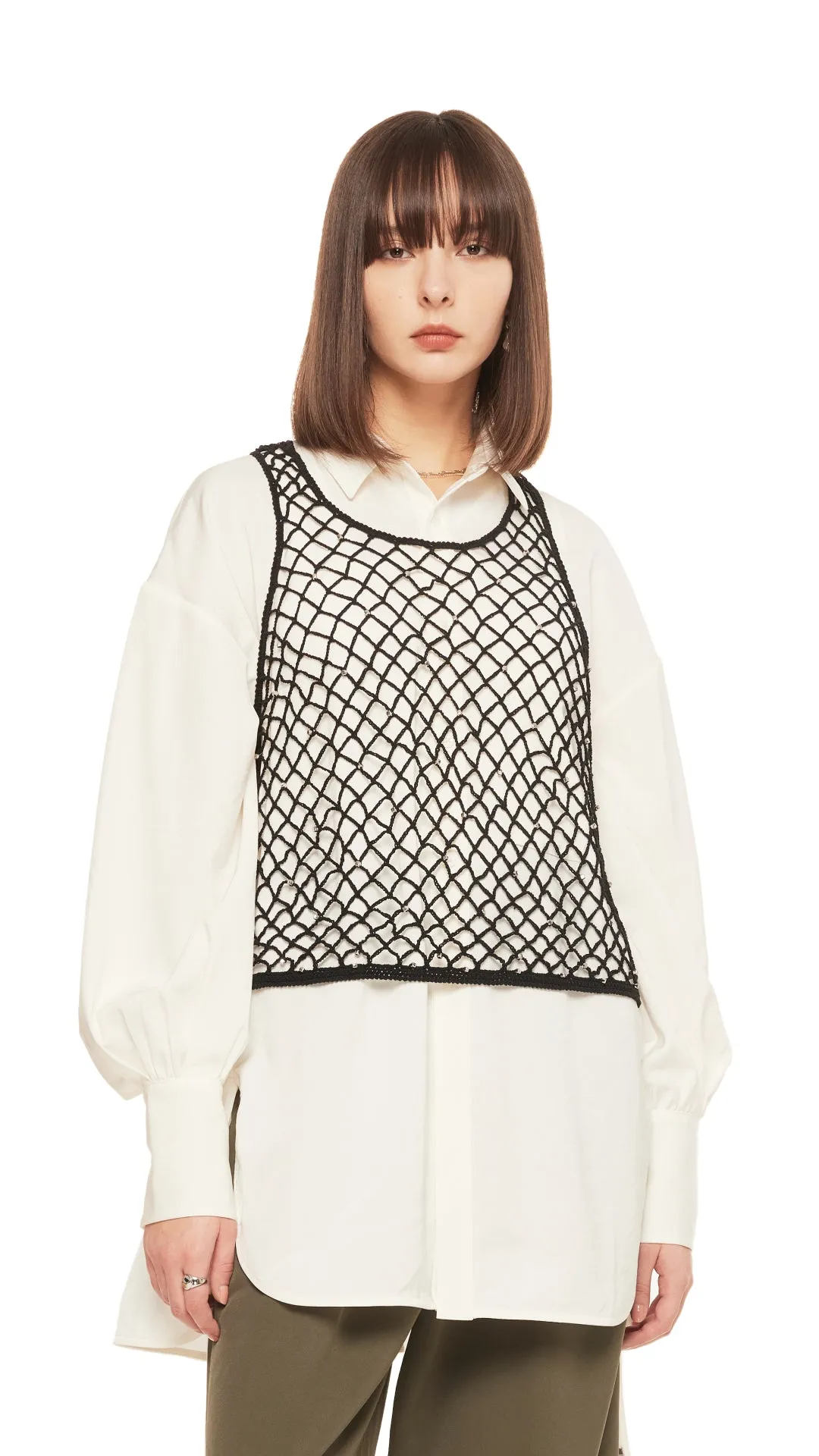 Beaded Knit Vest sold by INITIAL Fashion