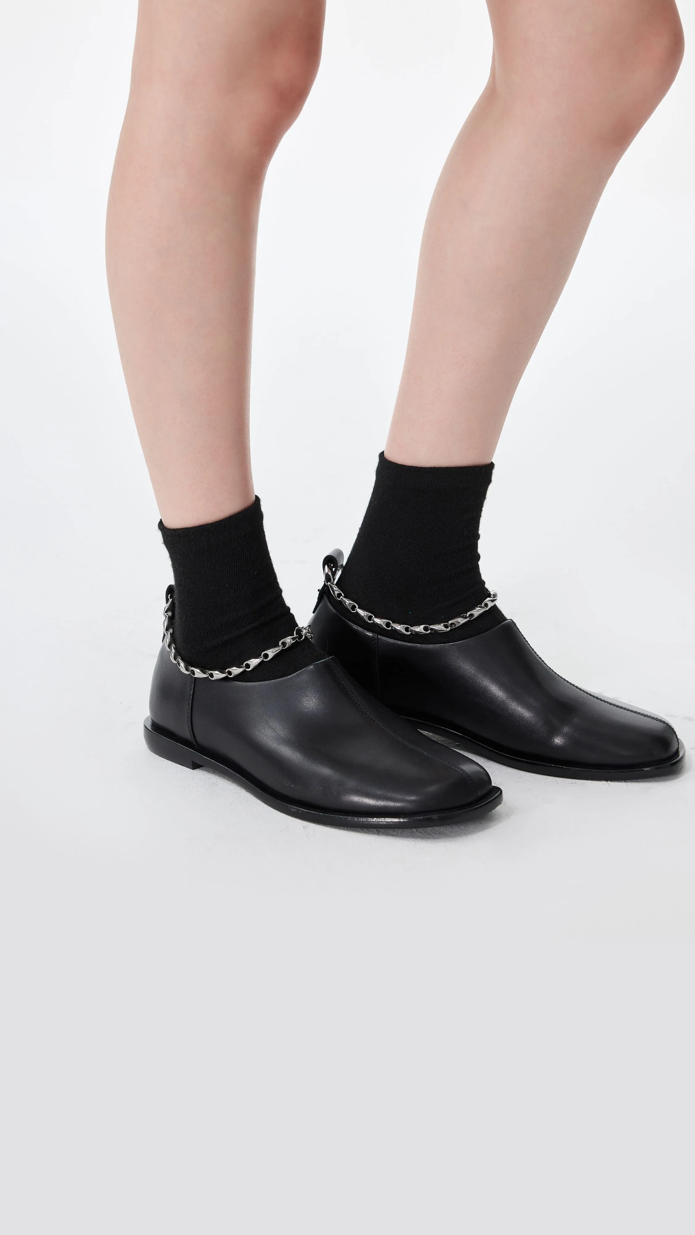Leather Chain Flat sold by INITIAL Fashion product image thumbnail 4