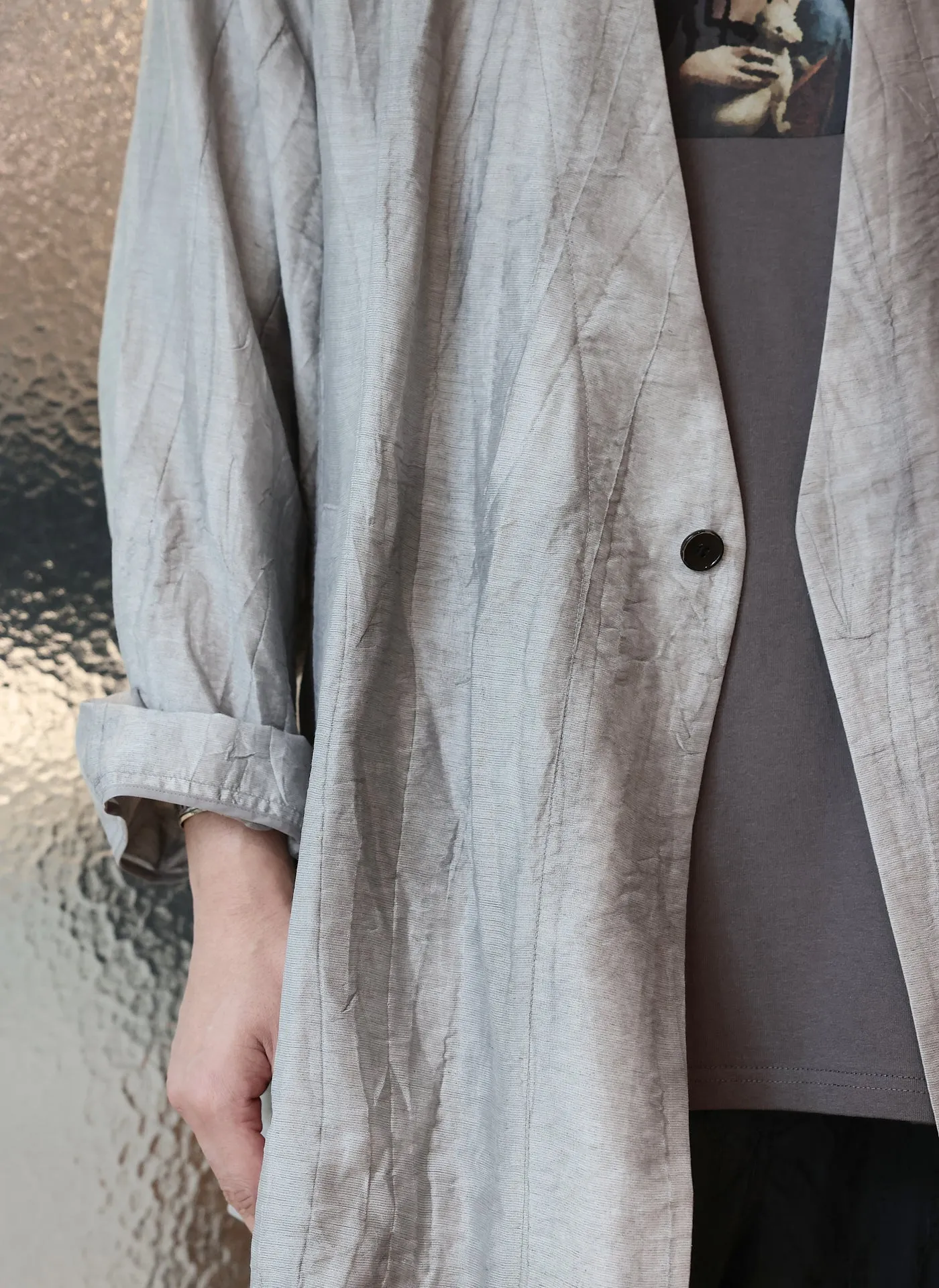 Kimono Soft Blazer Jacket sold by INITIAL Fashion product image thumbnail 5