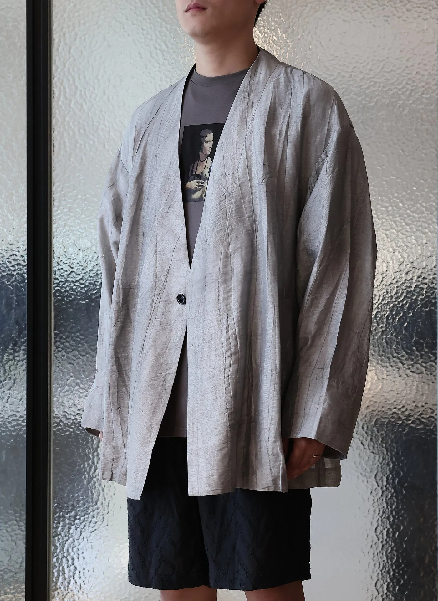 Kimono Soft Blazer Jacket sold by INITIAL Fashion