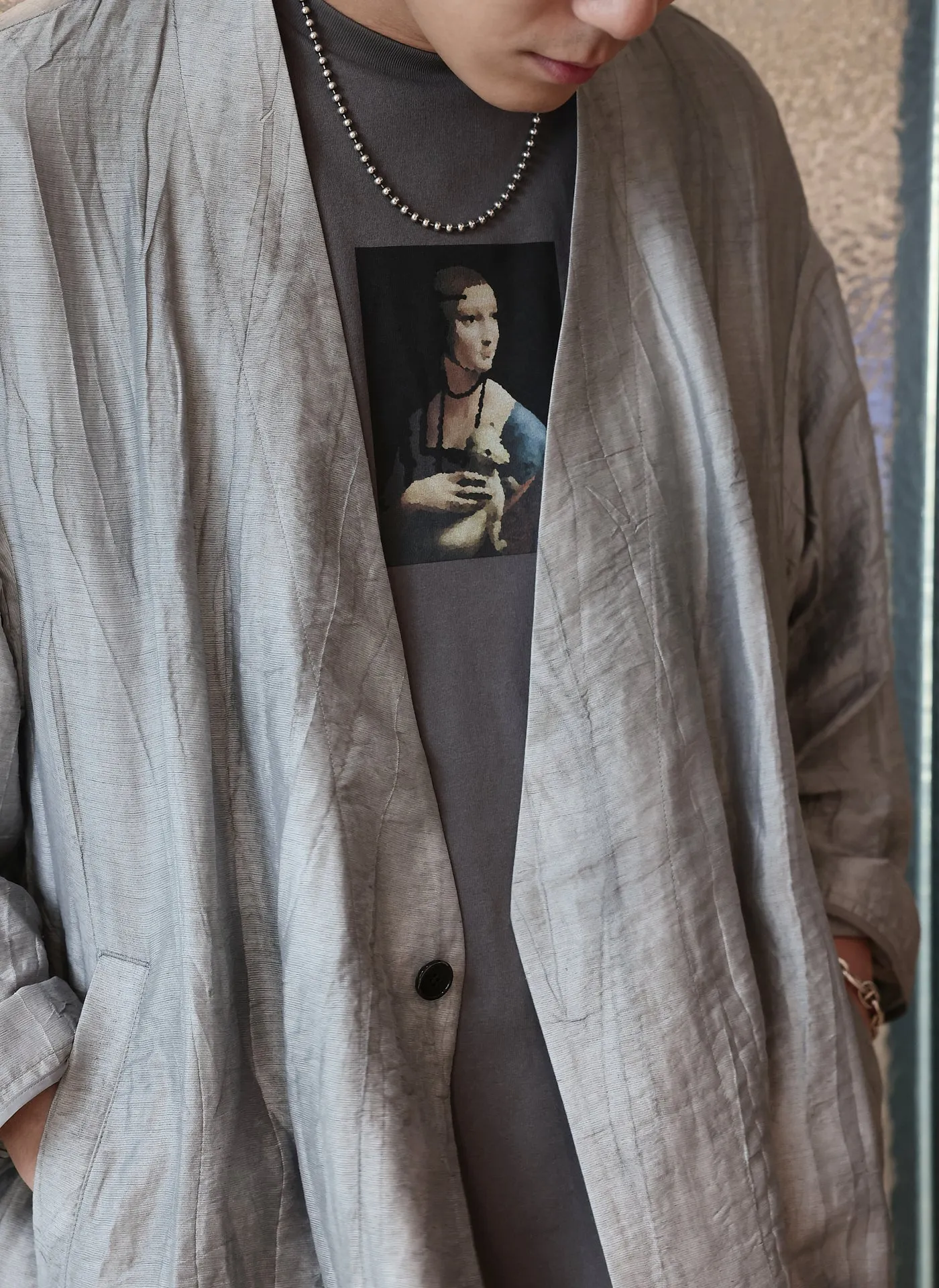 Kimono Soft Blazer Jacket sold by INITIAL Fashion product image thumbnail 4