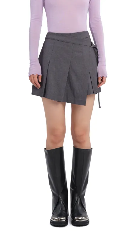 Pleated Wrap Shorts sold by INITIAL Fashion