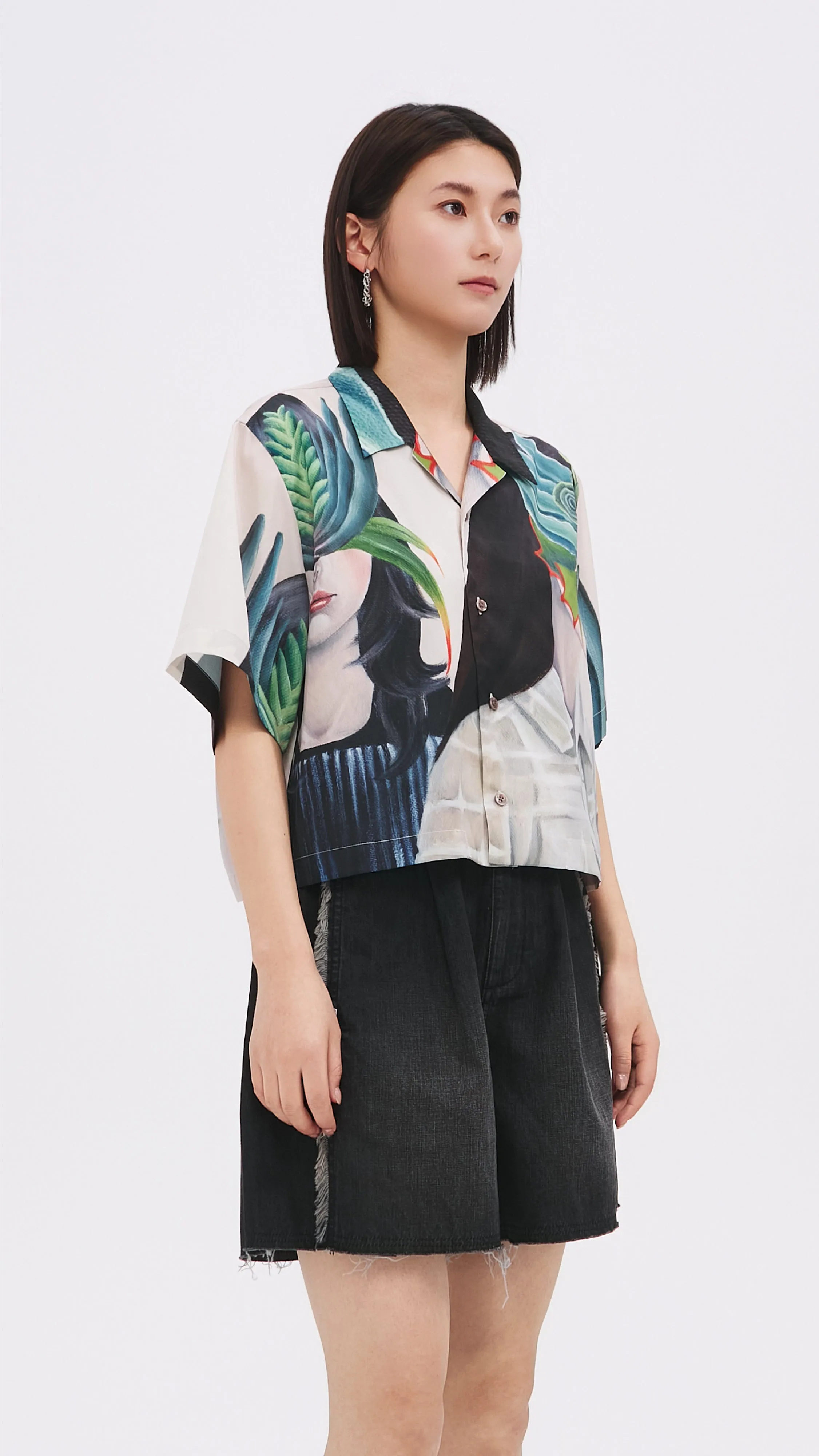 Mariko Enomoto Printed Short Sleeves Shirt sold by INITIAL Fashion product image thumbnail 2
