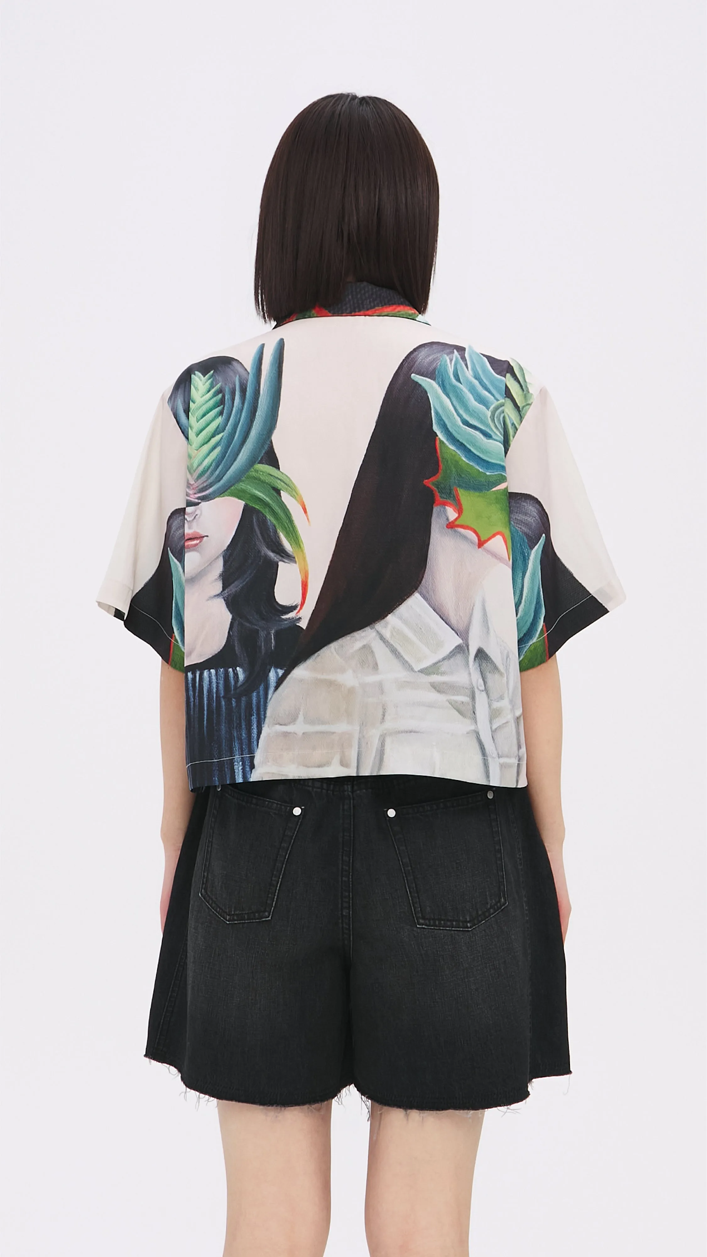 Mariko Enomoto Printed Short Sleeves Shirt sold by INITIAL Fashion product image thumbnail 3
