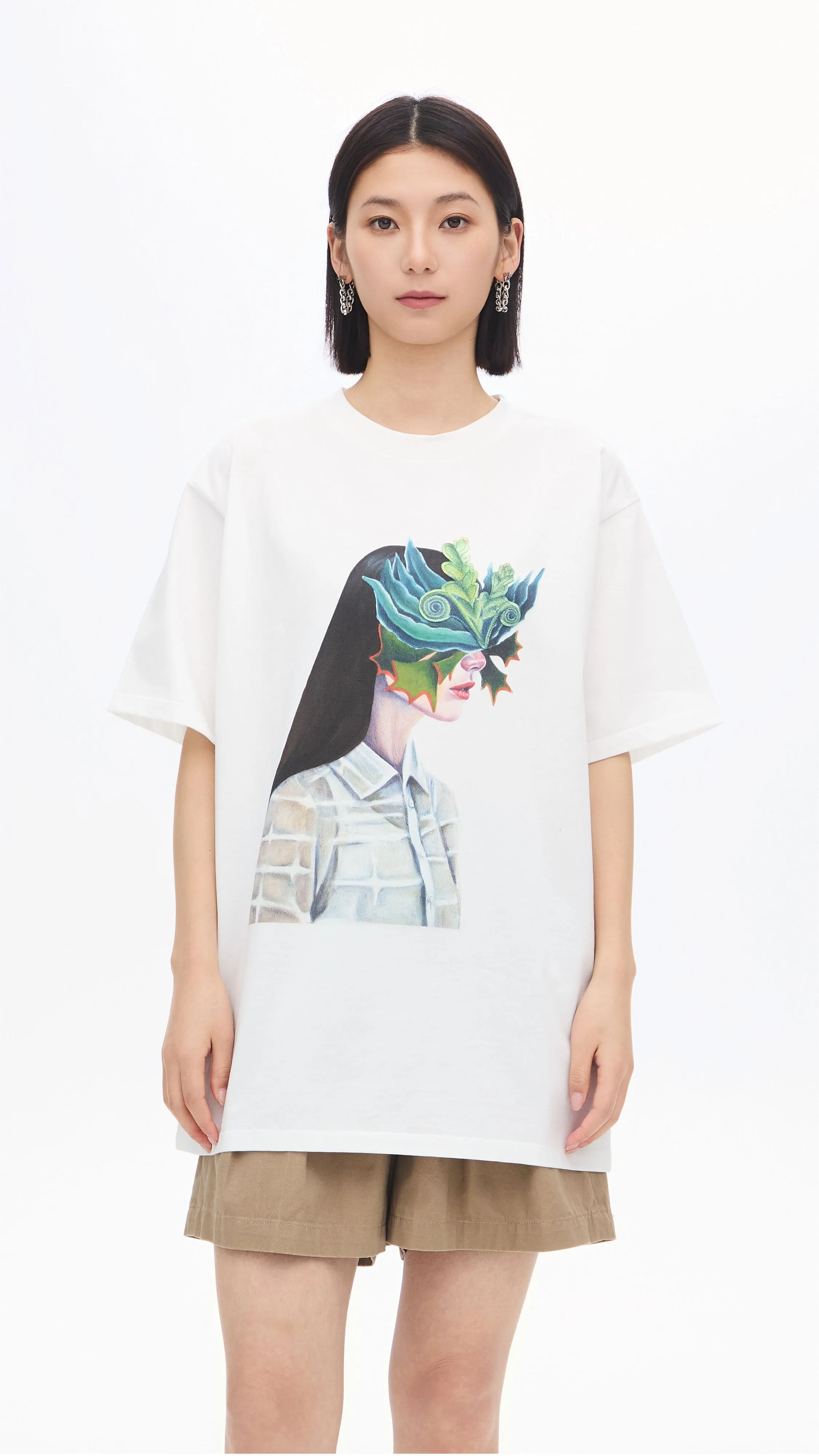 Mariko Enomoto Printed Loose-Fit Tee sold by INITIAL Fashion