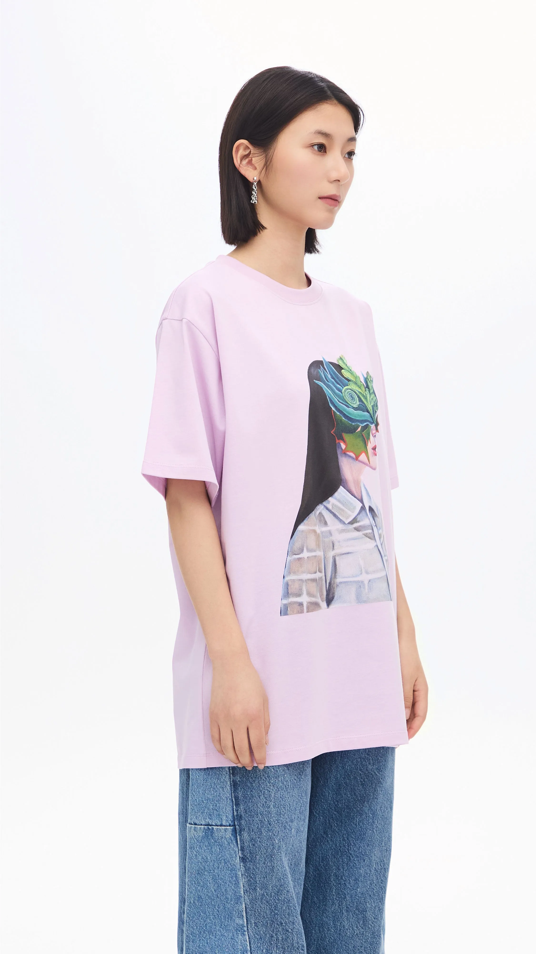 Mariko Enomoto Printed Loose-Fit Tee sold by INITIAL Fashion product image thumbnail 2