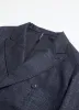 Marzotto Wool Silk Linen Soft Double Breasted Blazer sold by INITIAL Fashion