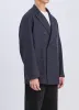 Marzotto Wool Silk Linen Soft Double Breasted Blazer sold by INITIAL Fashion