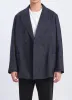 Marzotto Wool Silk Linen Soft Double Breasted Blazer sold by INITIAL Fashion