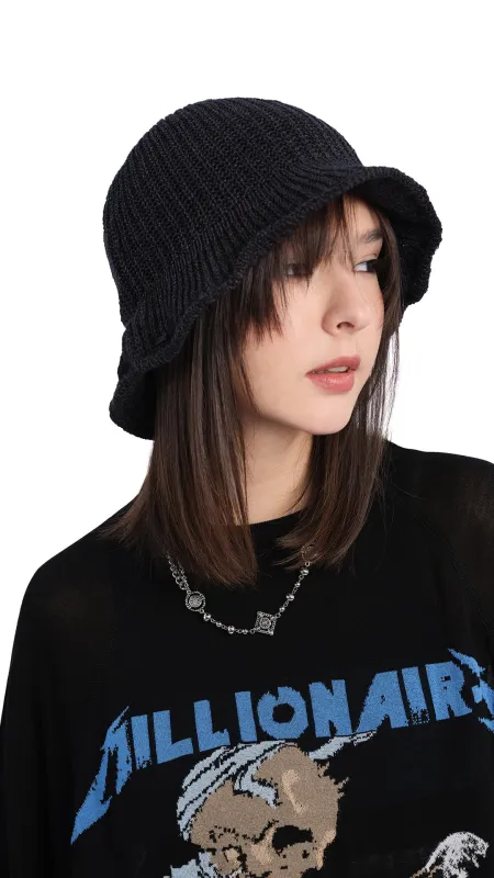 Knitted Cloche Bucket Hat sold by INITIAL Fashion