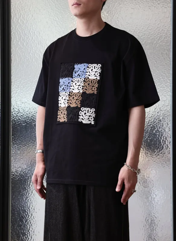 Embroidery Short Sleeves Top sold by INITIAL Fashion