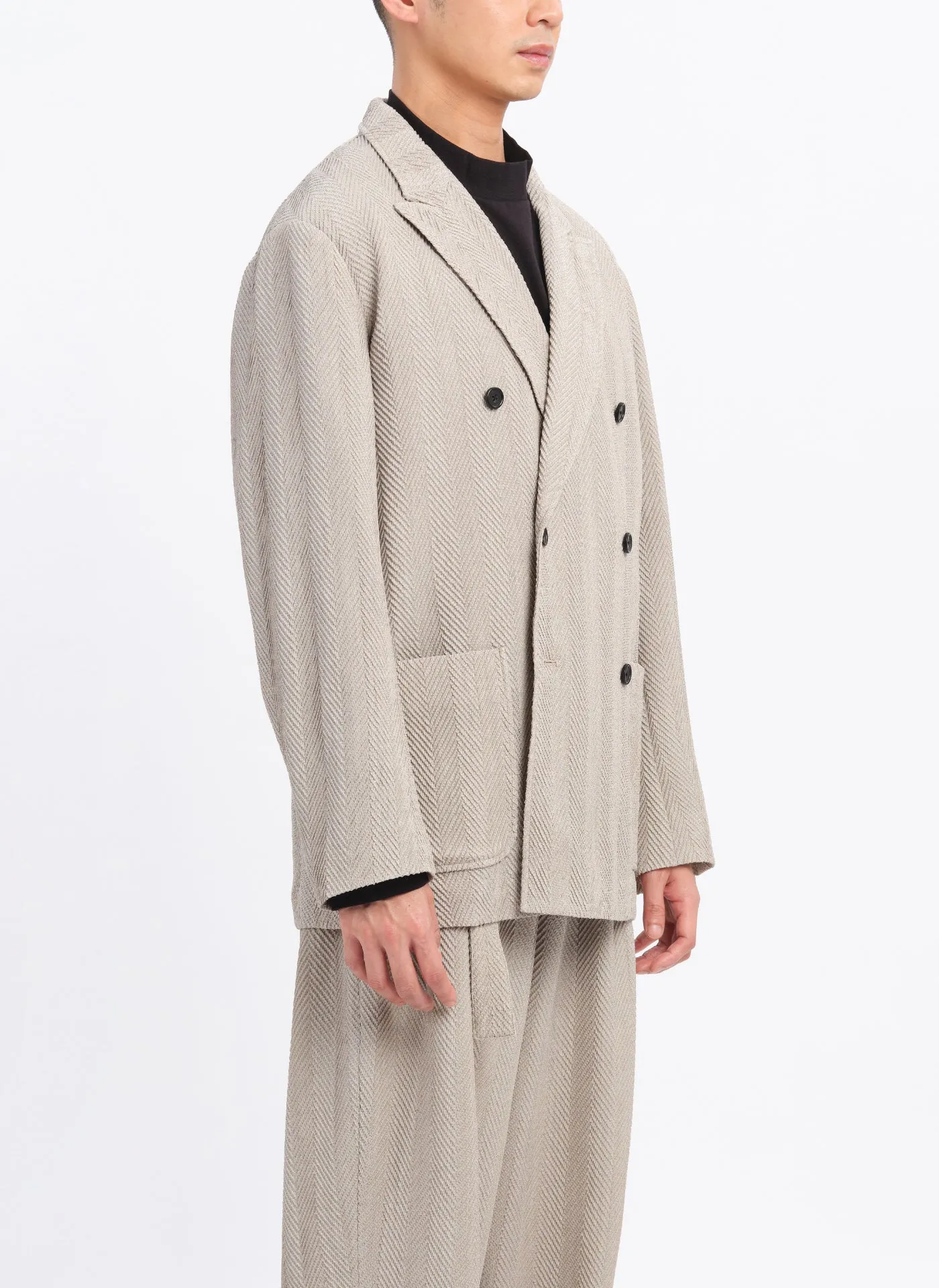 Marzotto Soft Double Breasted Blazer sold by INITIAL Fashion product image thumbnail 3