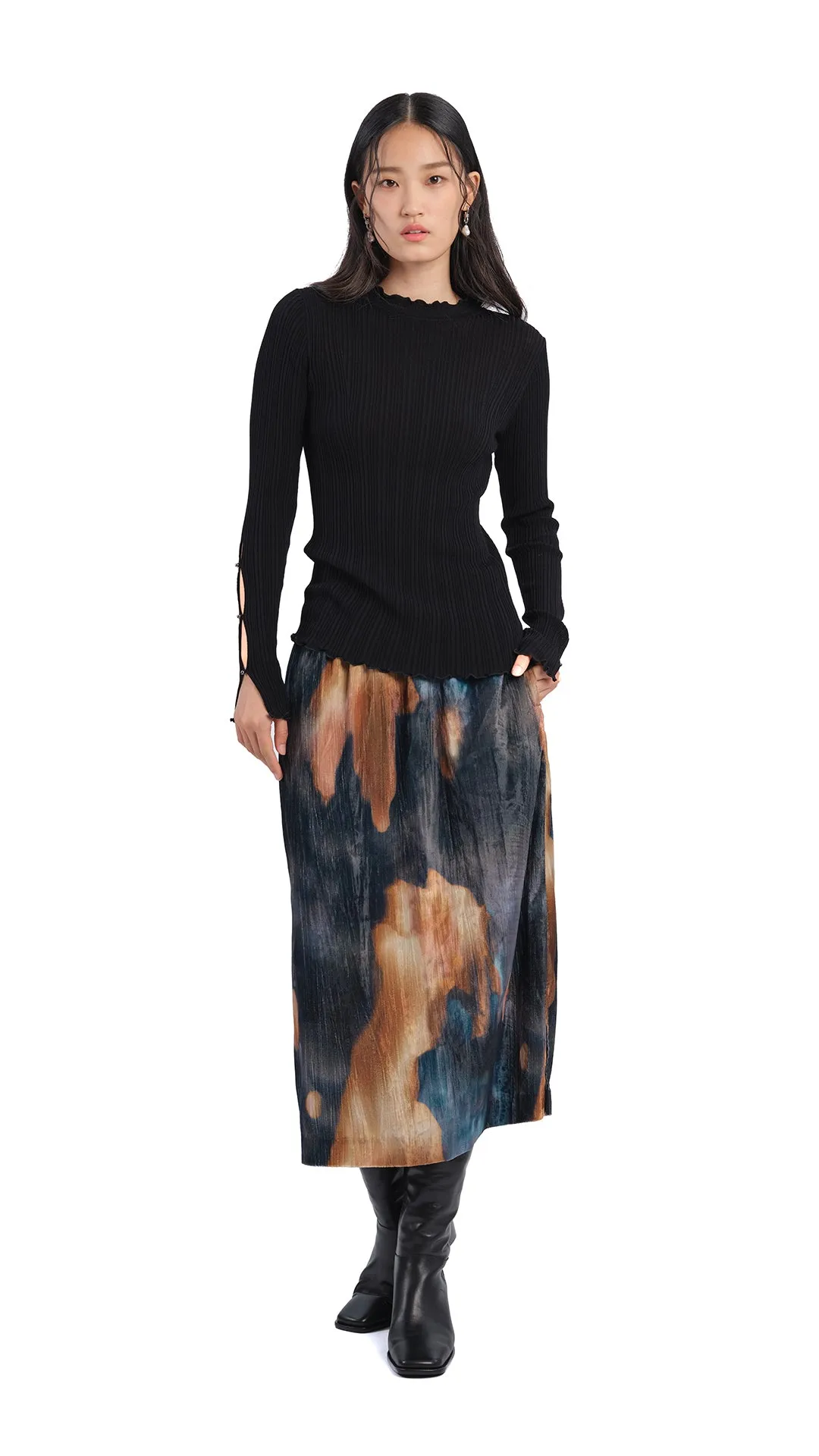 Beaded Basic Sweater sold by INITIAL Fashion product image thumbnail 4