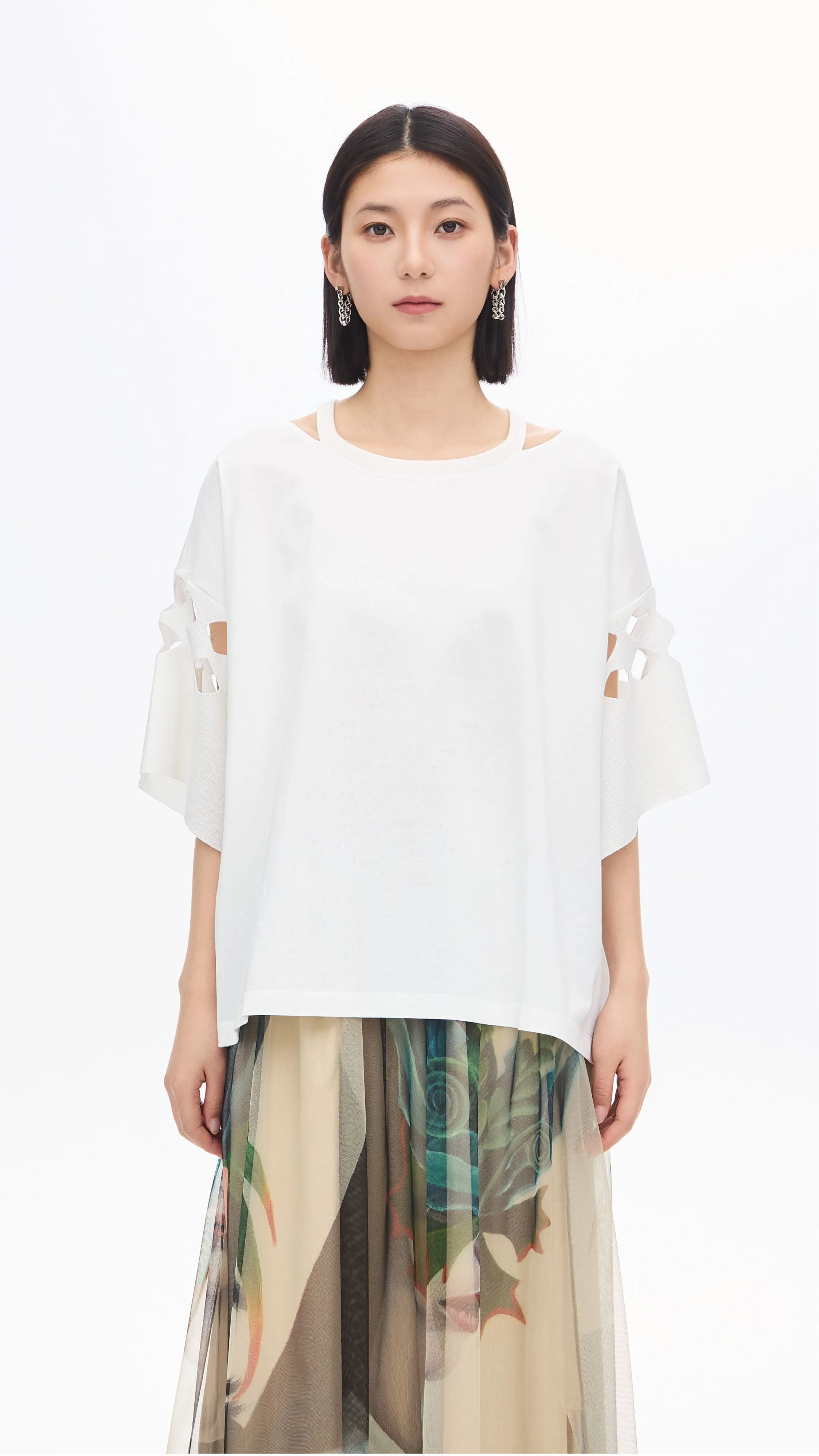 Cut Out Tee sold by INITIAL Fashion