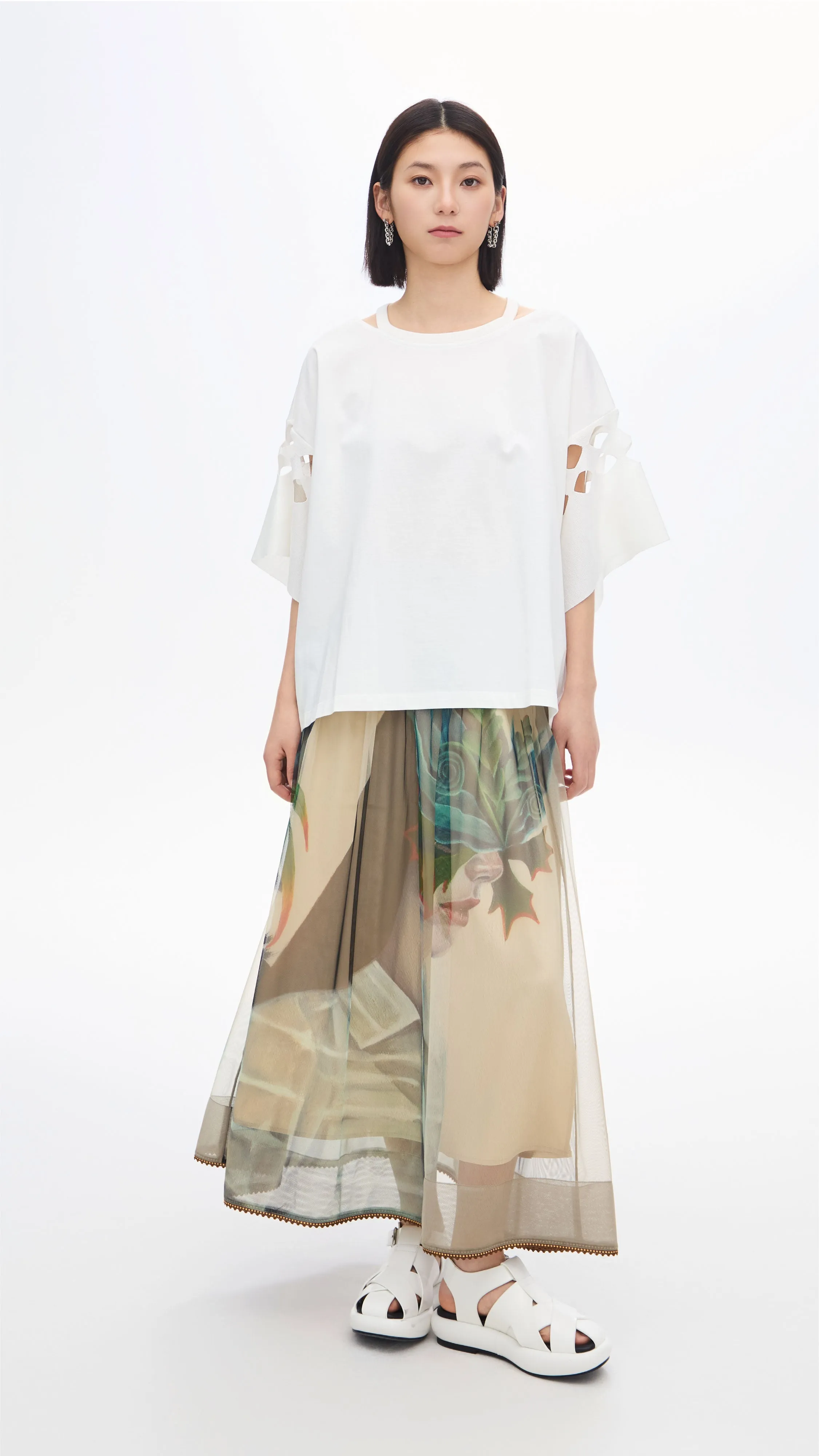 Cut Out Tee sold by INITIAL Fashion product image thumbnail 5