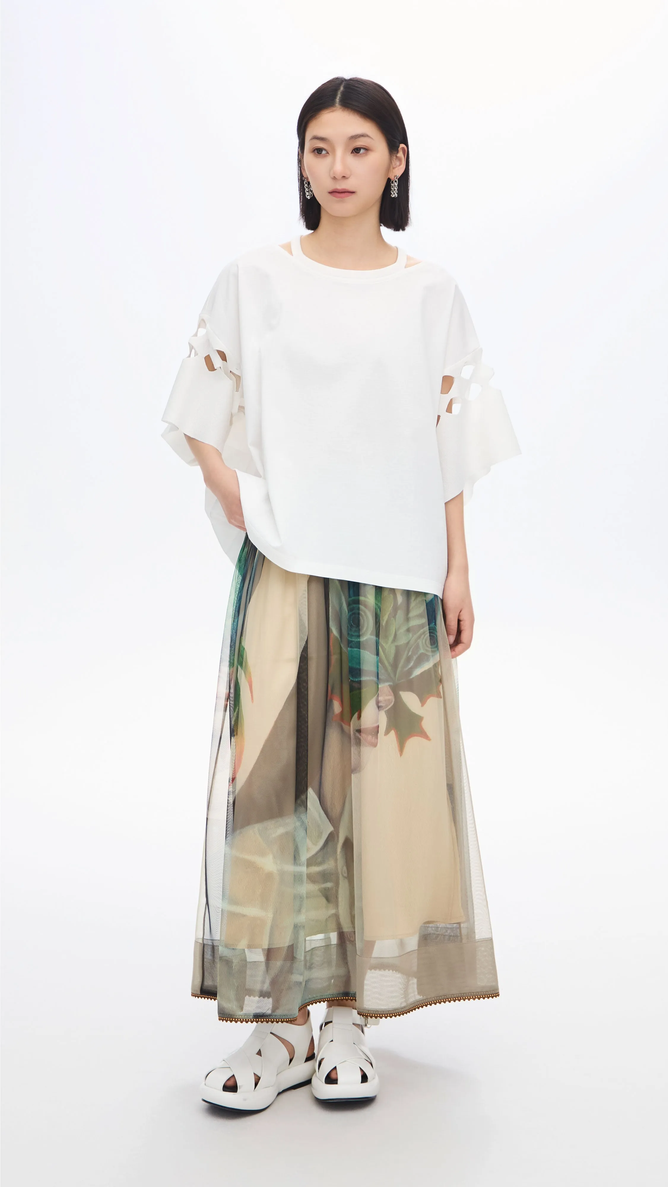 Cut Out Tee sold by INITIAL Fashion product image thumbnail 4