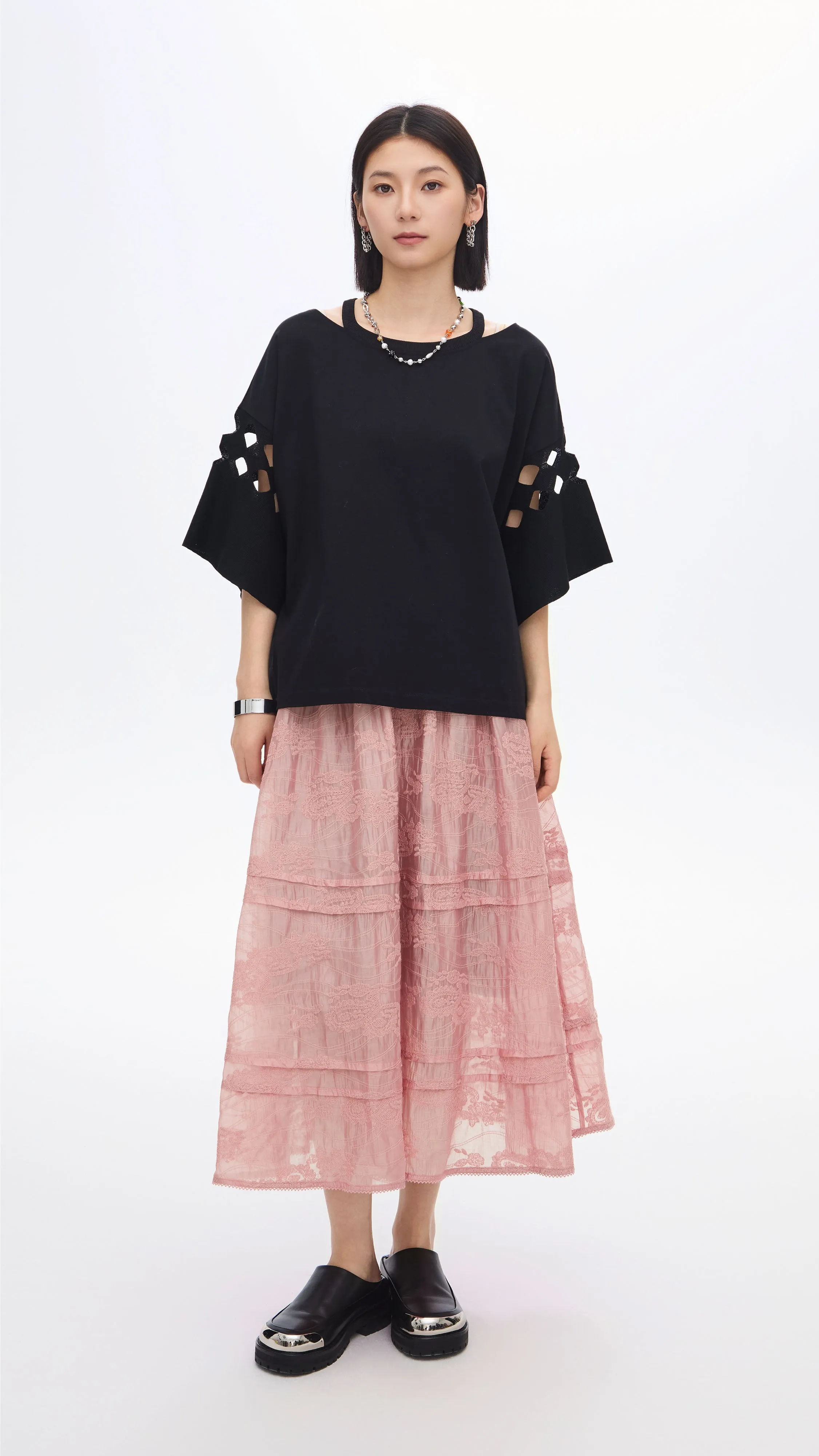 Cut Out Tee sold by INITIAL Fashion product image thumbnail 4