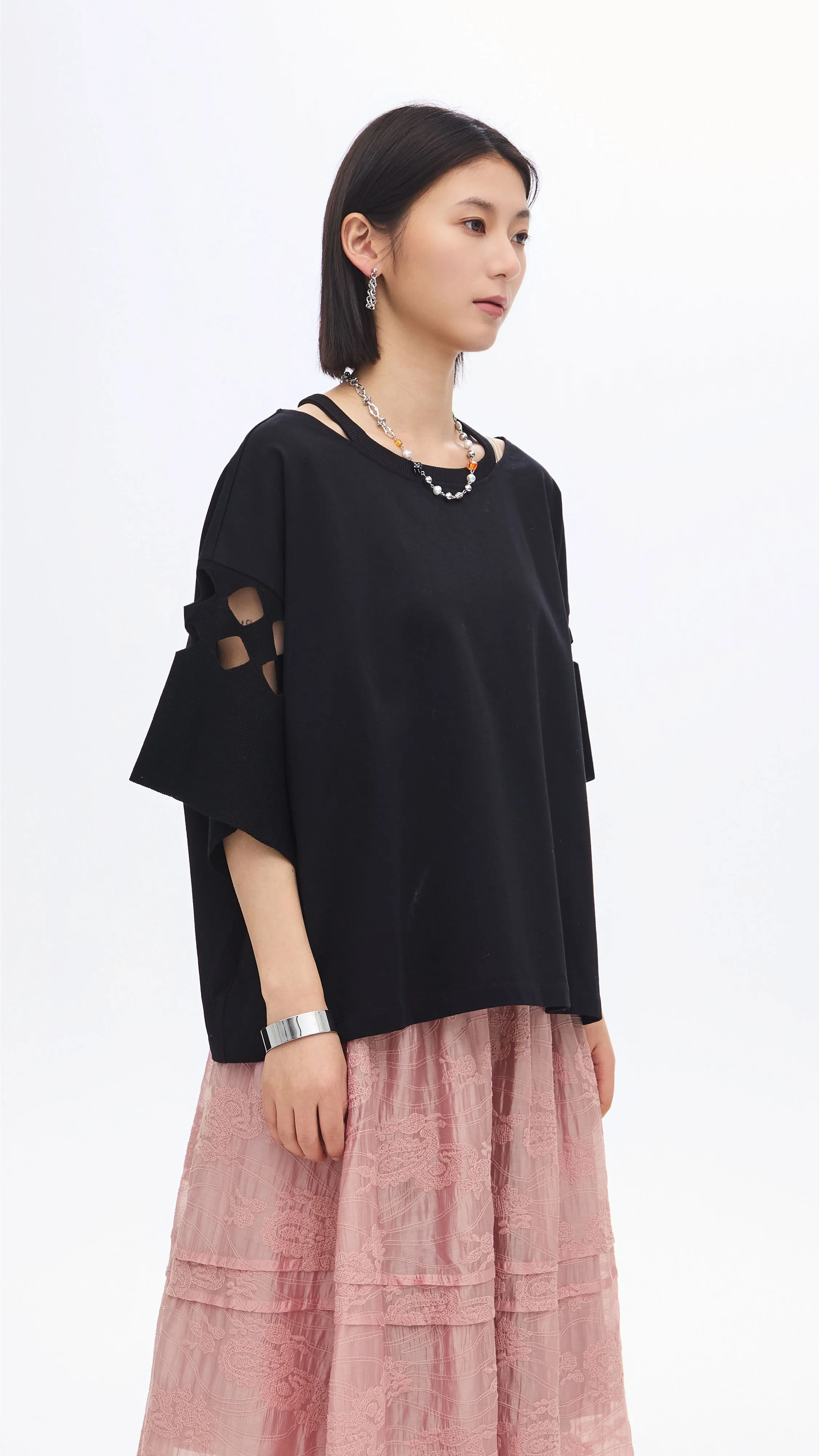 Cut Out Tee sold by INITIAL Fashion product image thumbnail 2