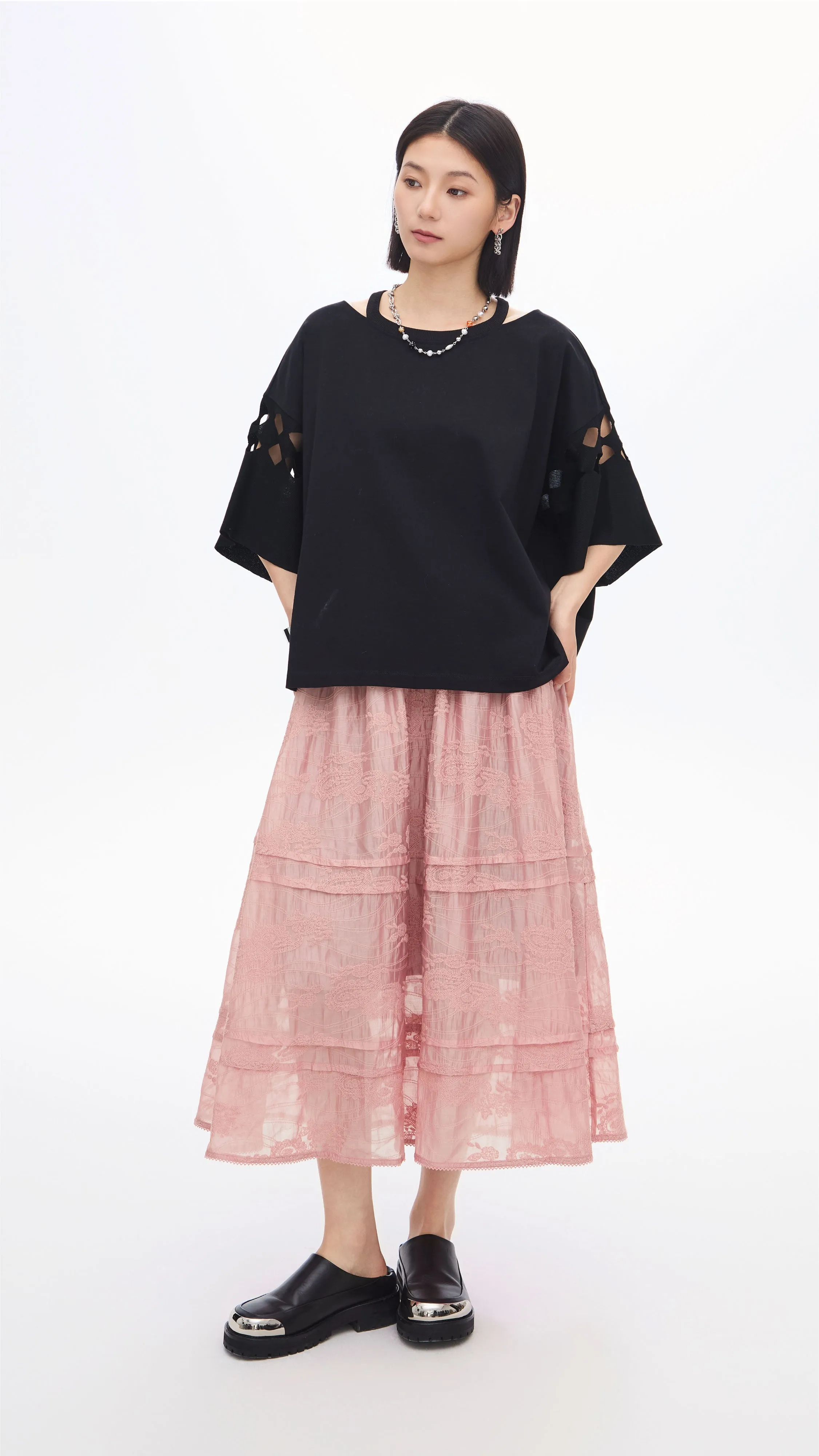 Cut Out Tee sold by INITIAL Fashion product image thumbnail 5