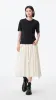 Tucks-trimmed T-Shirt sold by INITIAL Fashion
