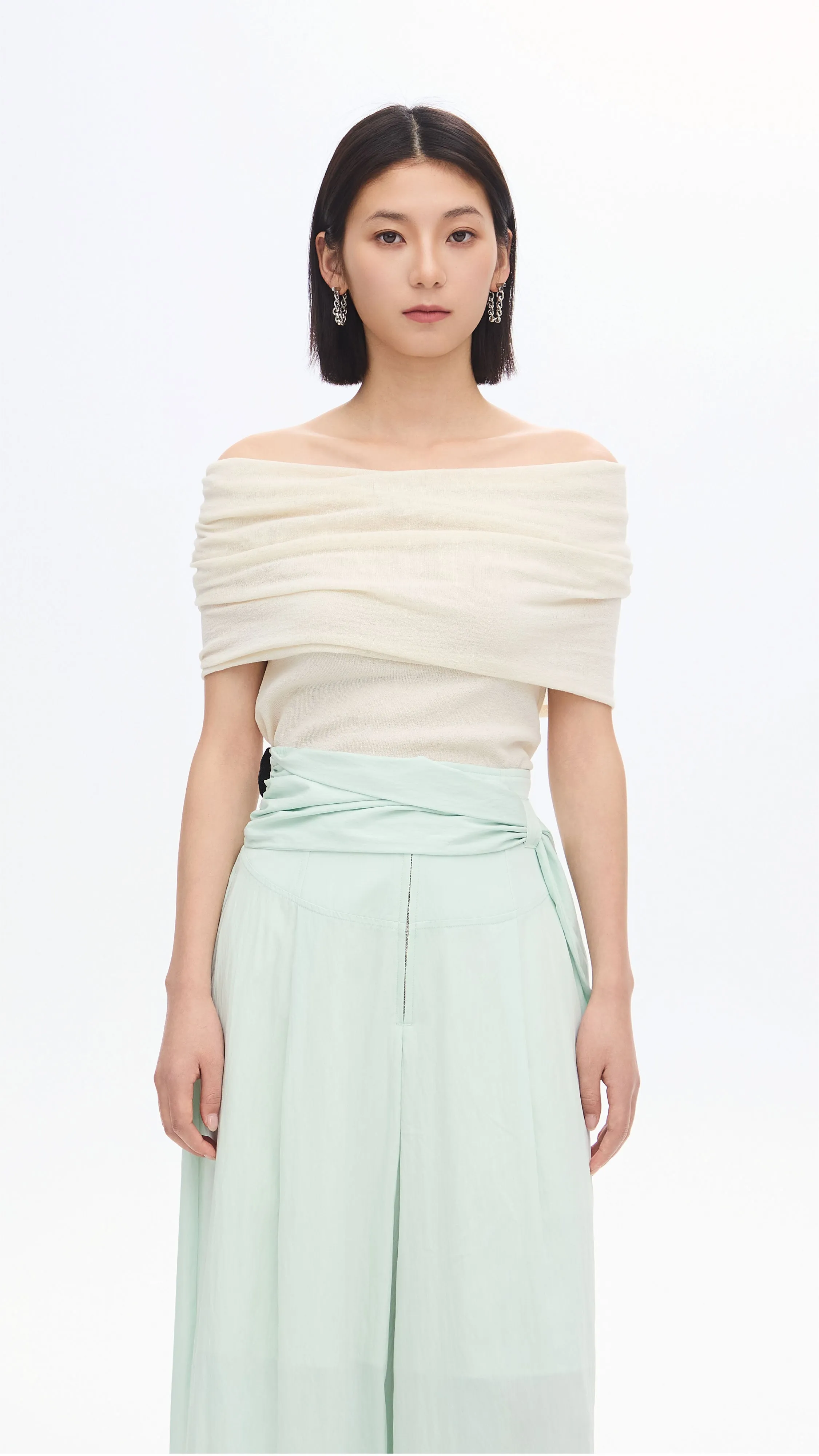 Off Shoulder Sweater sold by INITIAL Fashion