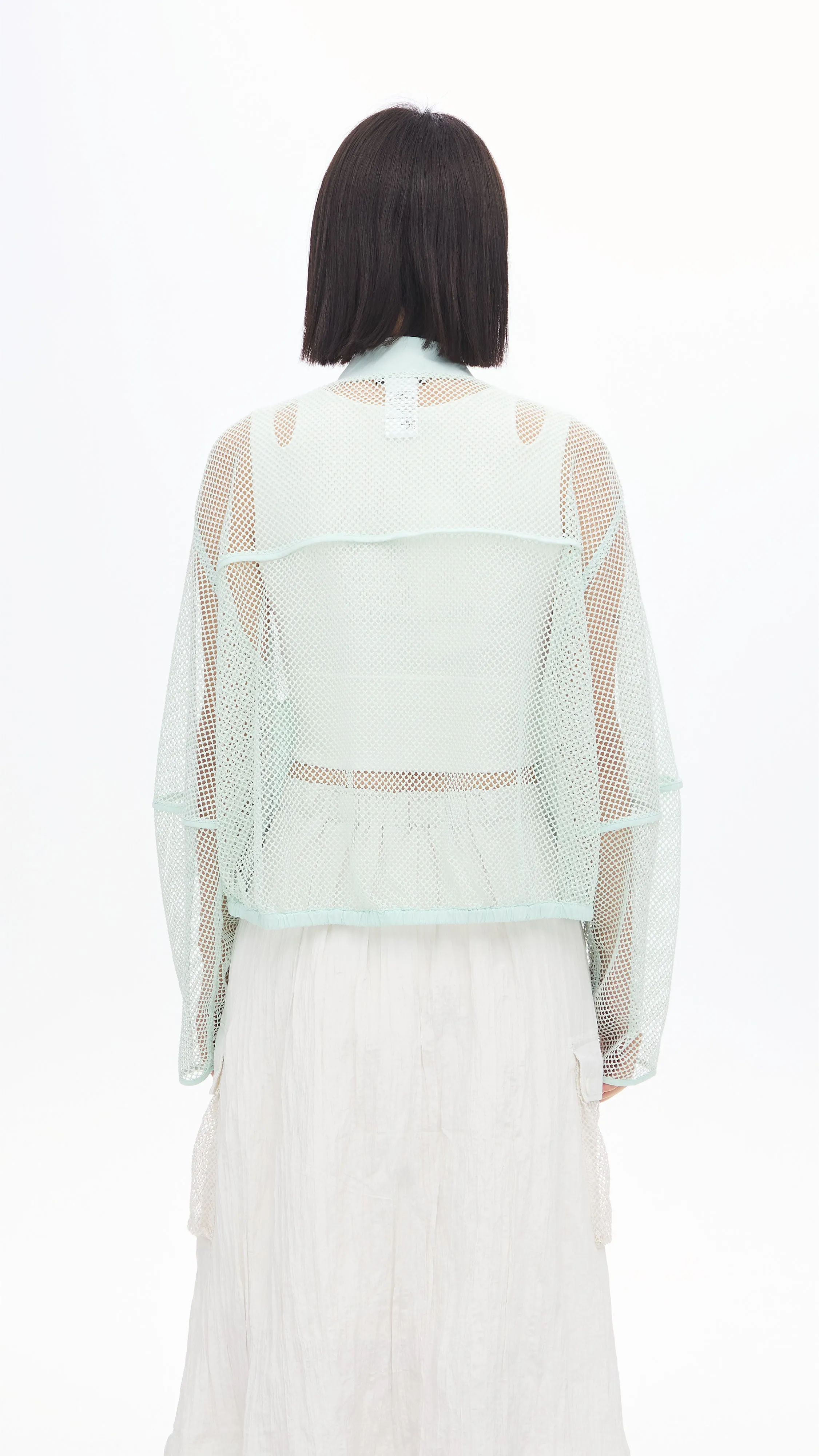 Nylon Patch Front-zip Jacket sold by INITIAL Fashion product image thumbnail 3