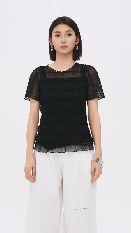 Smocking Top sold by INITIAL Fashion