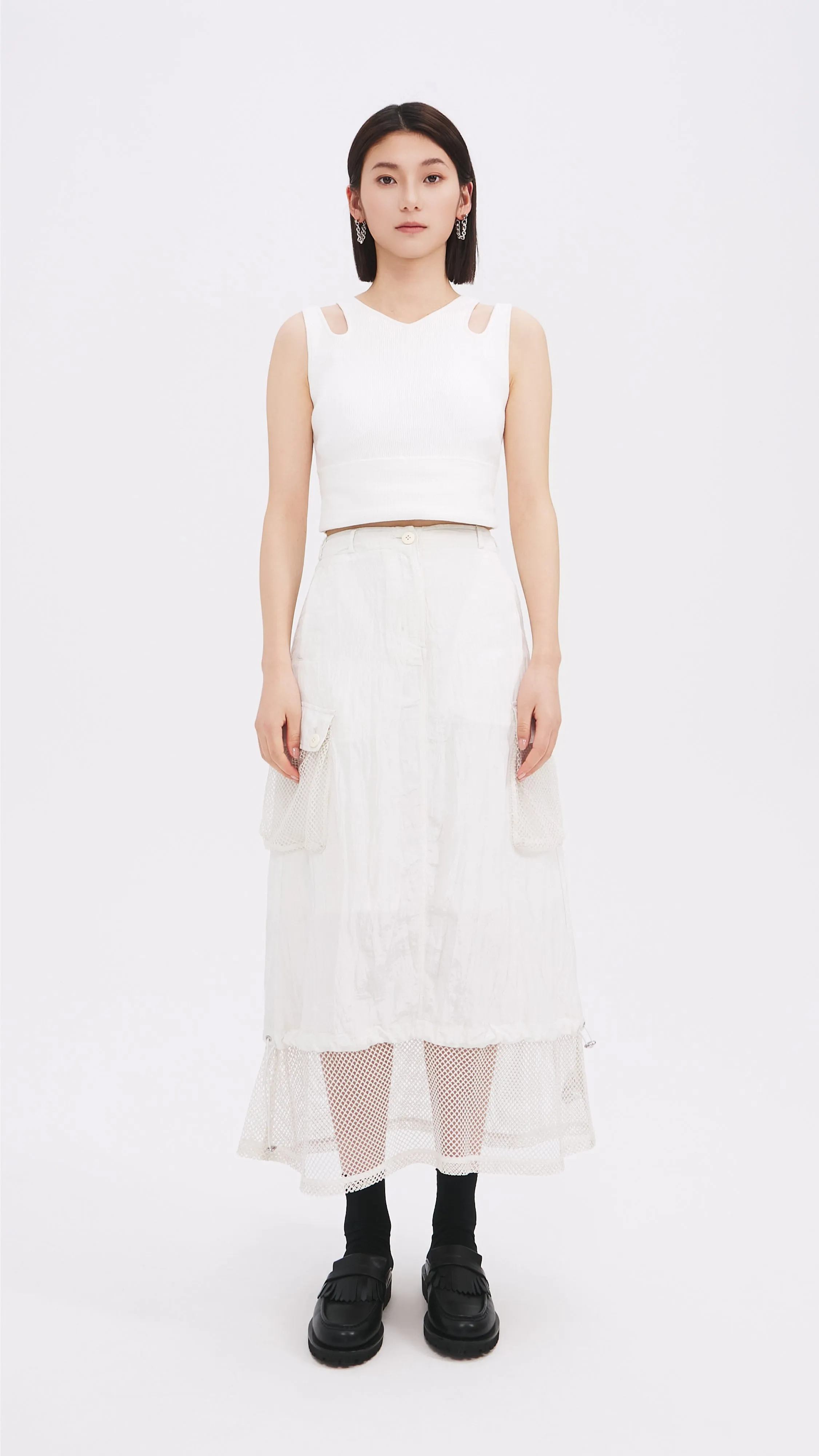 Nylon Patch Skirt sold by INITIAL Fashion product image thumbnail 4