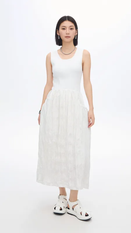 Nylon Patch Knit Dress sold by INITIAL Fashion