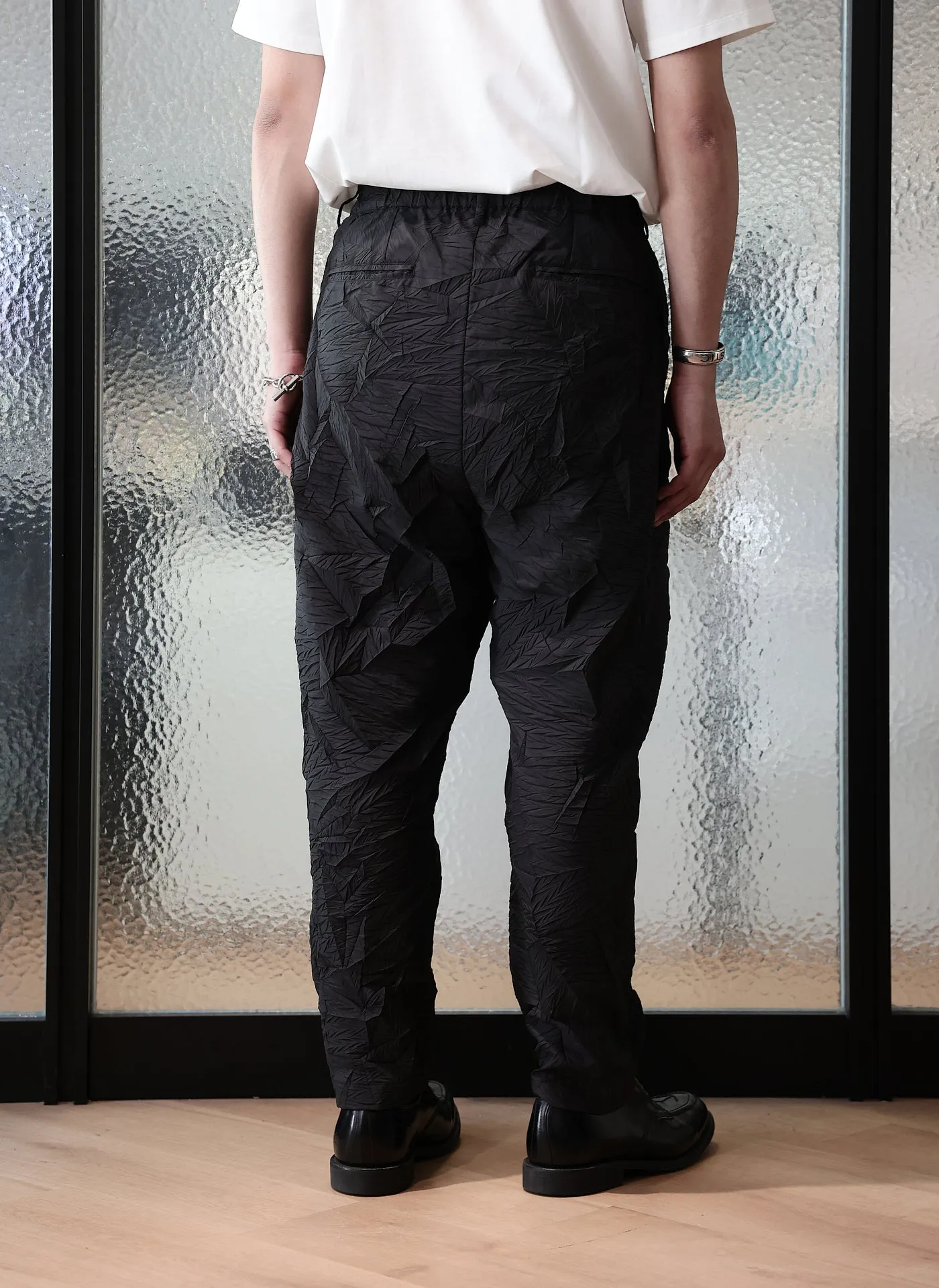 Distort Pleats Polyester Easy Pants sold by INITIAL Fashion product image thumbnail 2