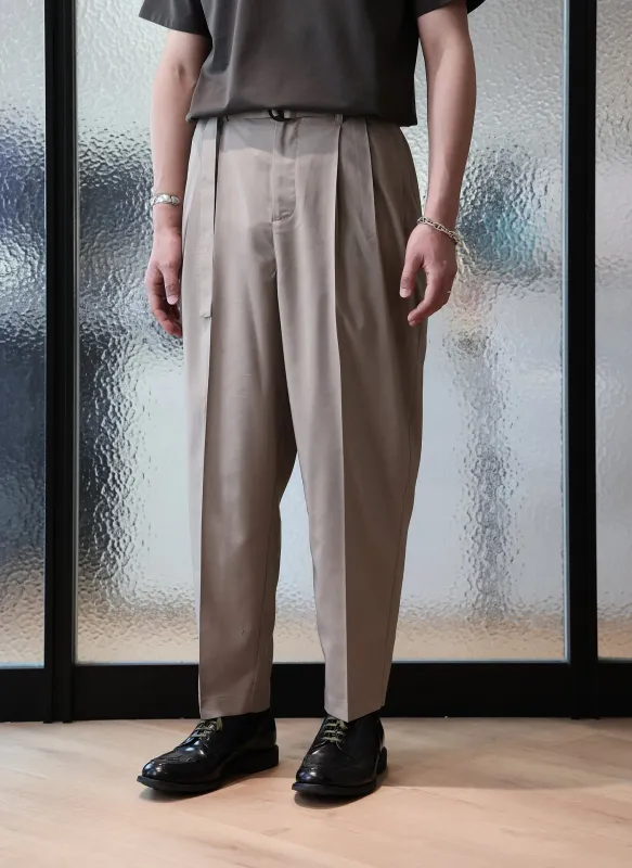 Solotex Wide Tapered Pants (P-12) sold by INITIAL Fashion