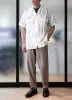 Polyester Wide Tapered Easy Pants sold by INITIAL Fashion