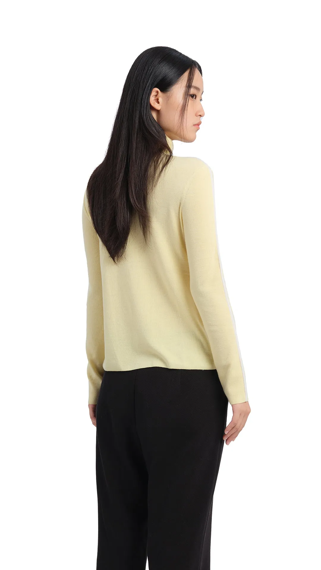 Contrast Trims Turtle Neck Top sold by INITIAL Fashion product image thumbnail 4