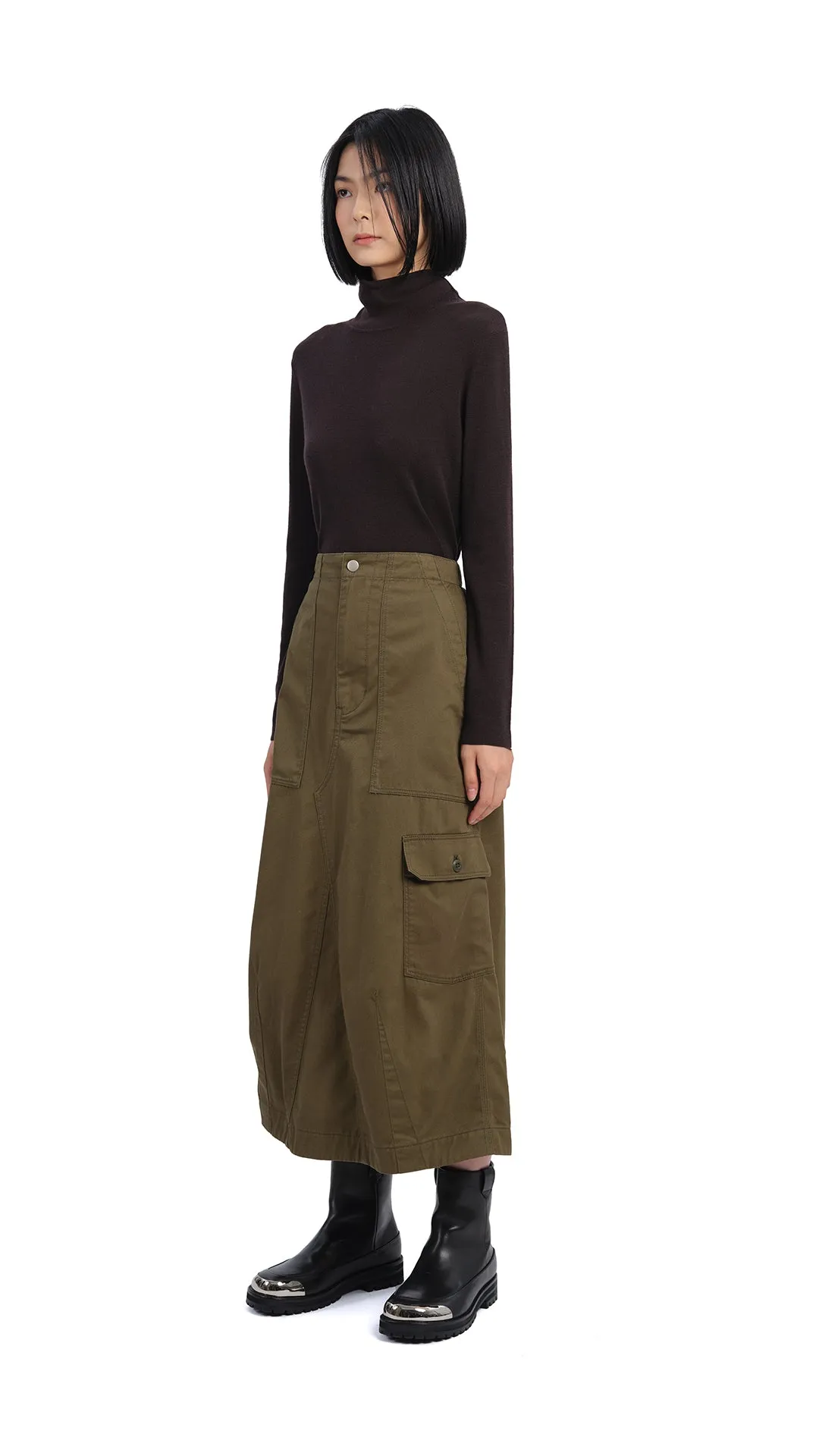 Fatigue Midi Skirt sold by INITIAL Fashion product image thumbnail 4