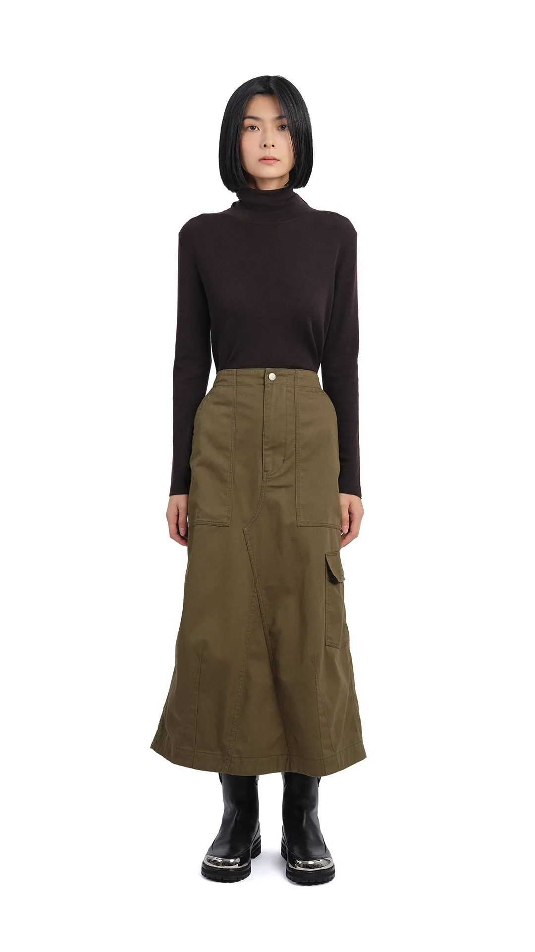 Fatigue Midi Skirt sold by INITIAL Fashion product image thumbnail 3
