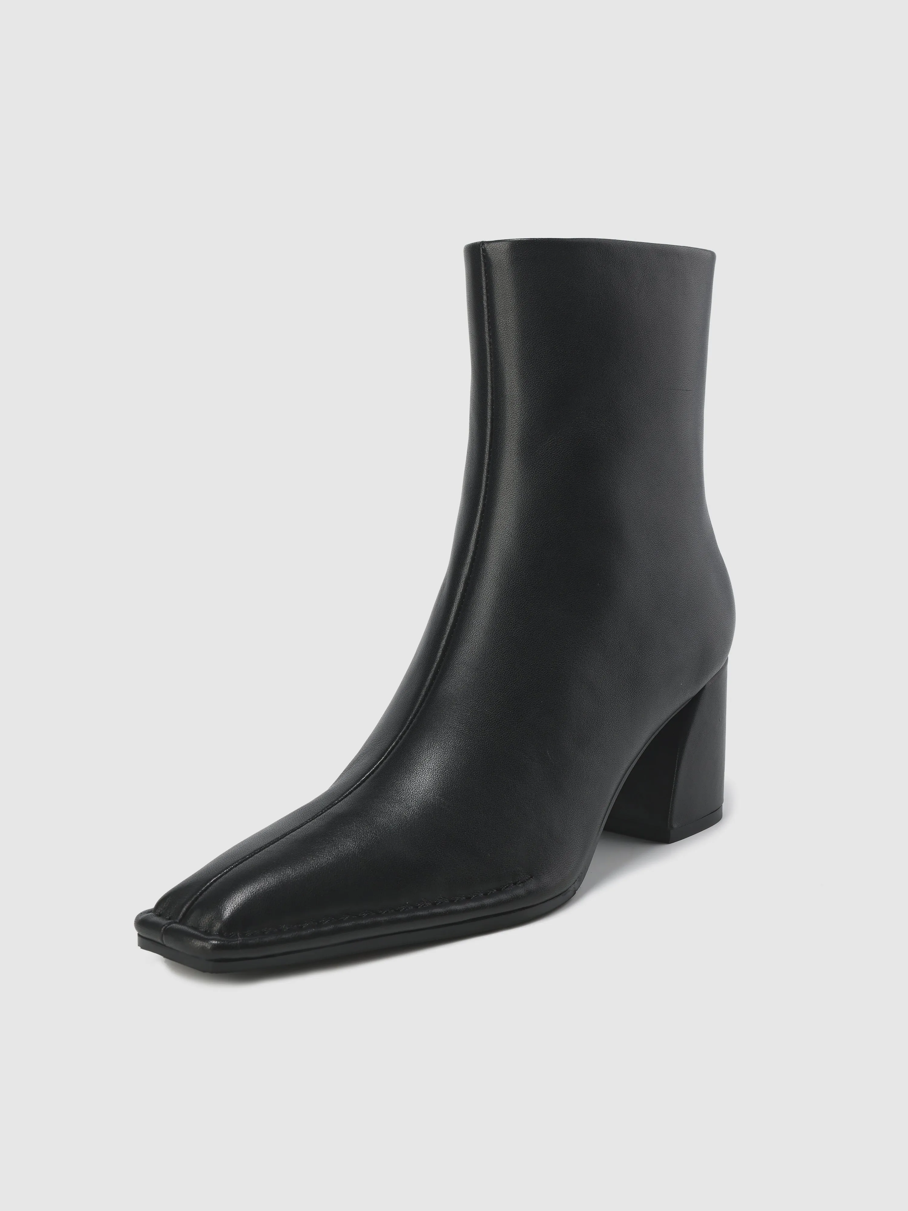 Square-toe Ankle Boots sold by INITIAL Fashion product image thumbnail 5
