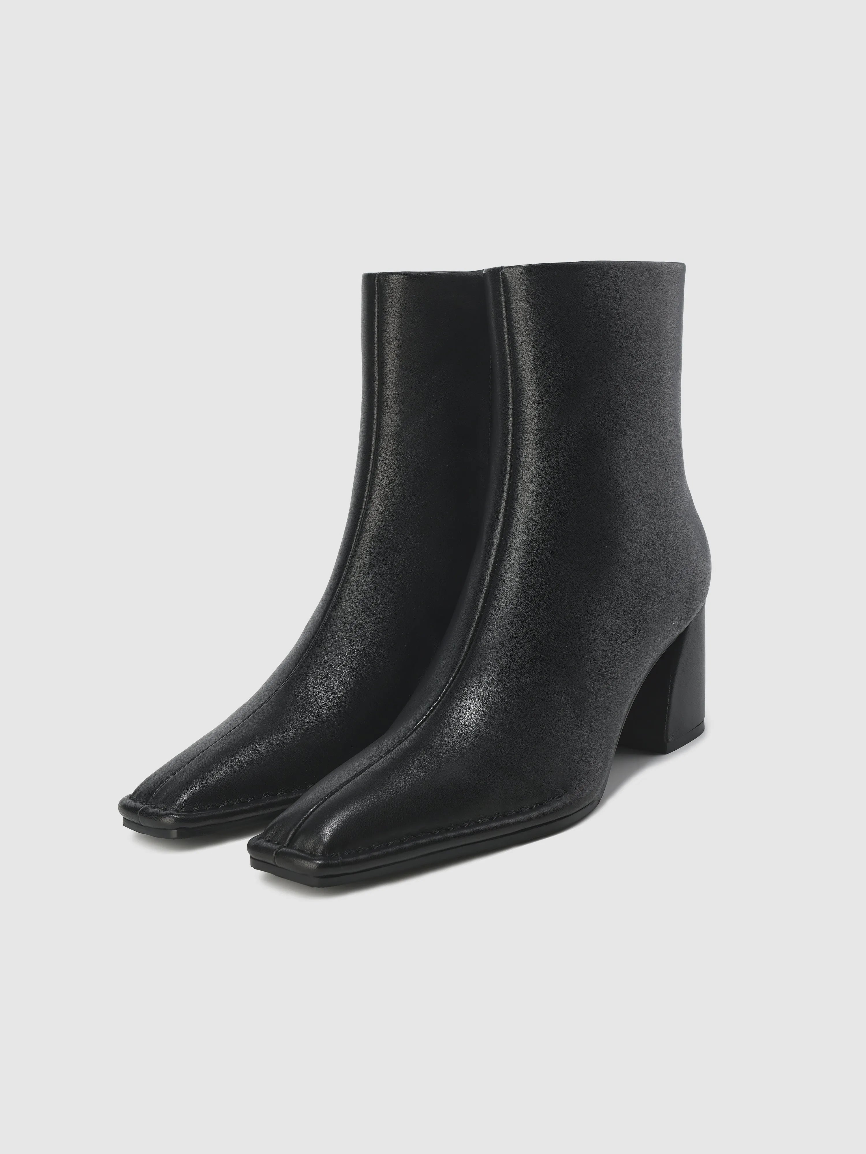 Square-toe Ankle Boots sold by INITIAL Fashion product image thumbnail 4