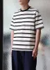 Jacquard Short Sleeves Border Top (Regular Fit) sold by INITIAL Fashion