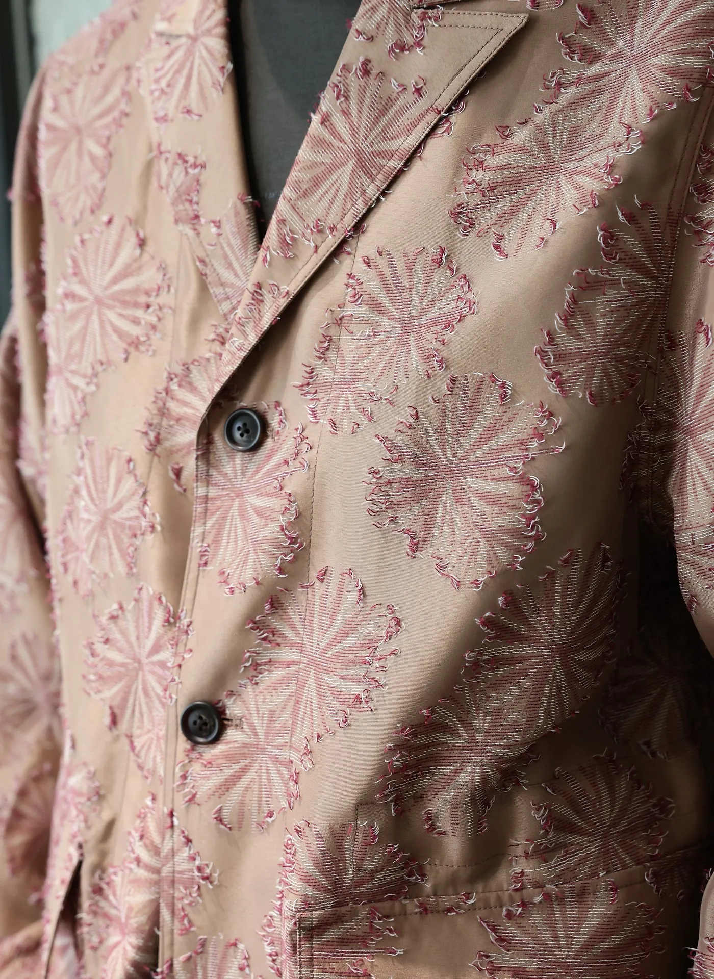 Polyester Rayon Embroidery Soft Hunting Blazer sold by INITIAL Fashion product image thumbnail 4