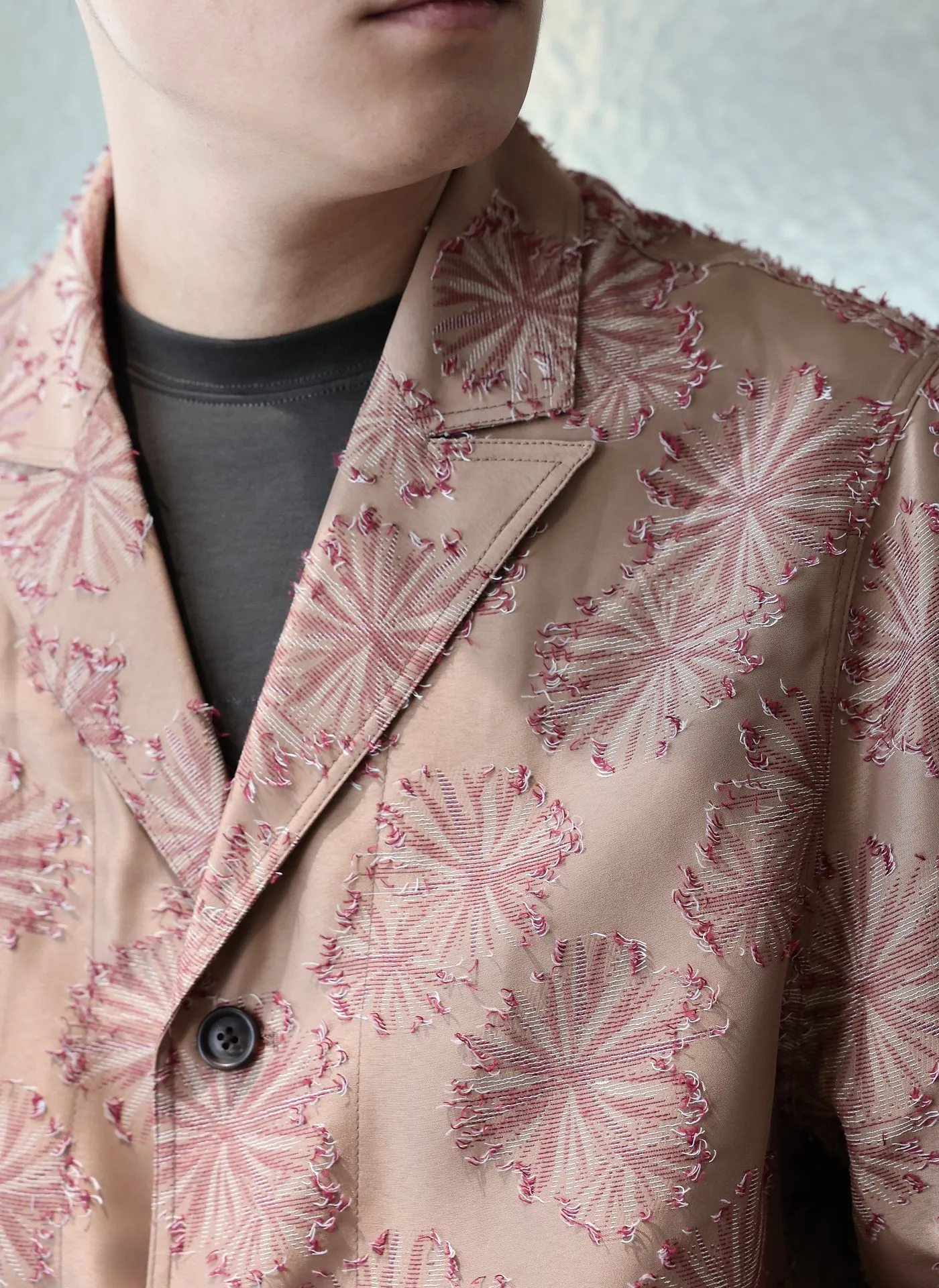 Polyester Rayon Embroidery Soft Hunting Blazer sold by INITIAL Fashion product image thumbnail 2