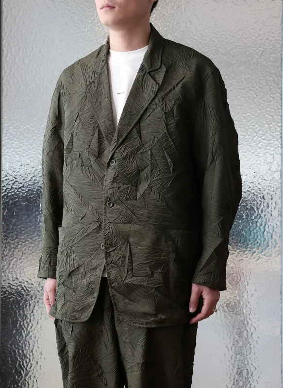Distort Pleats Polyester Soft Single Breasted Blazer sold by INITIAL Fashion