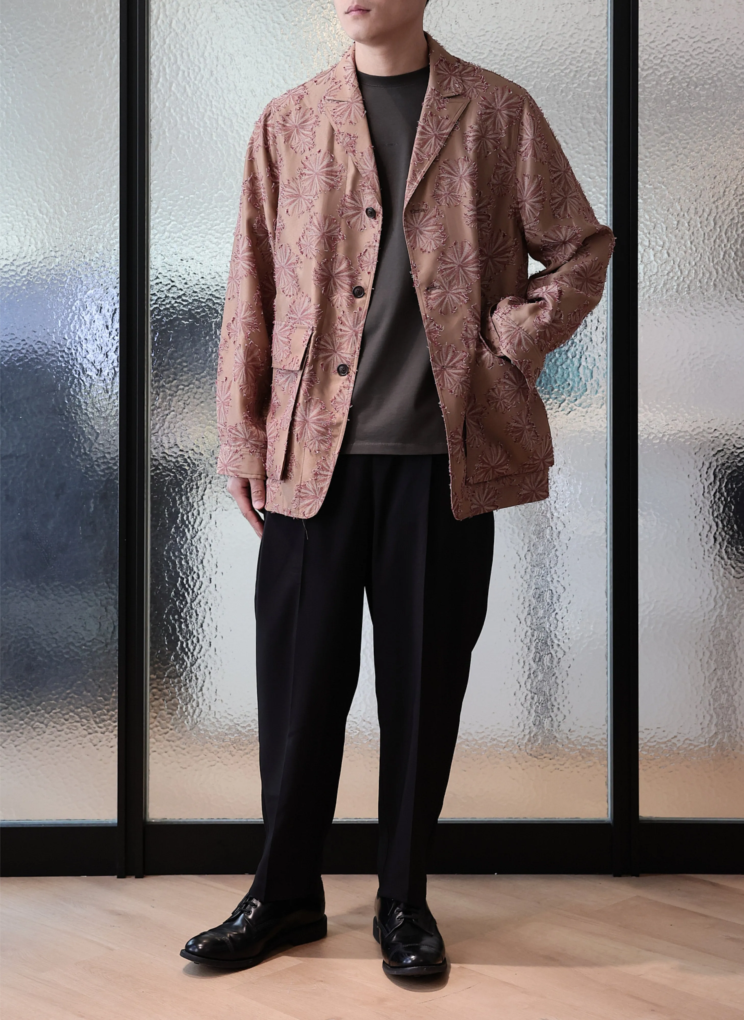 Solotex Wide Tapered Pants (P-12) sold by INITIAL Fashion product image thumbnail 5