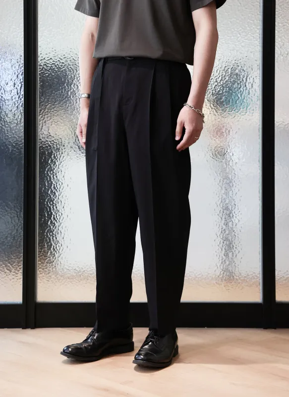 Solotex Wide Tapered Pants (P-12) sold by INITIAL Fashion