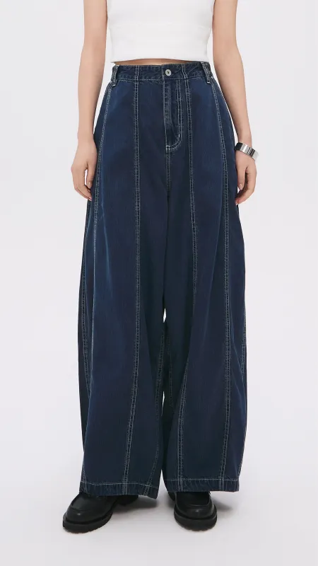 Rebuilt Balloon Jeans sold by INITIAL Fashion