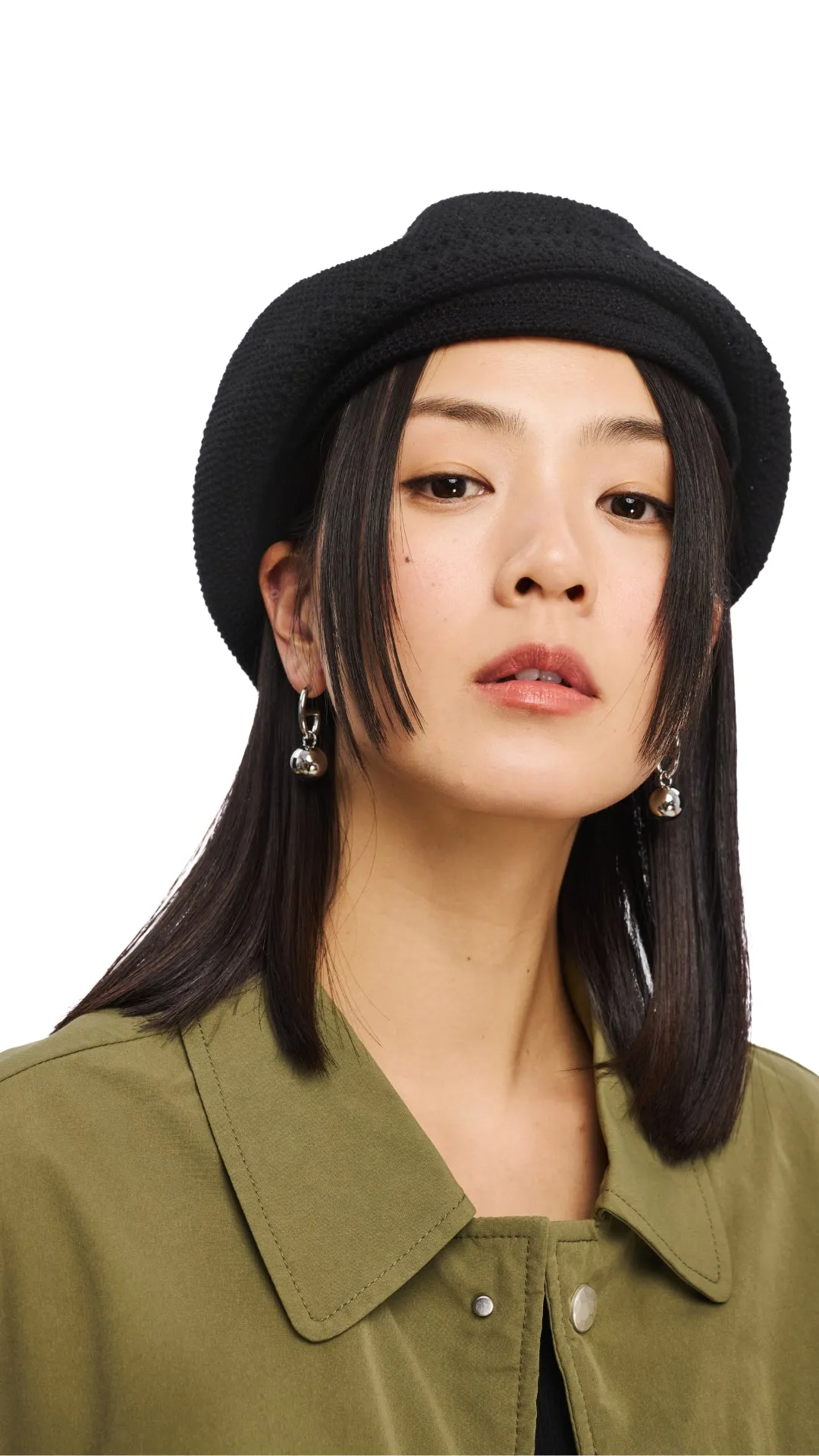 Cotton Beret With Brim sold by INITIAL Fashion product image thumbnail 2