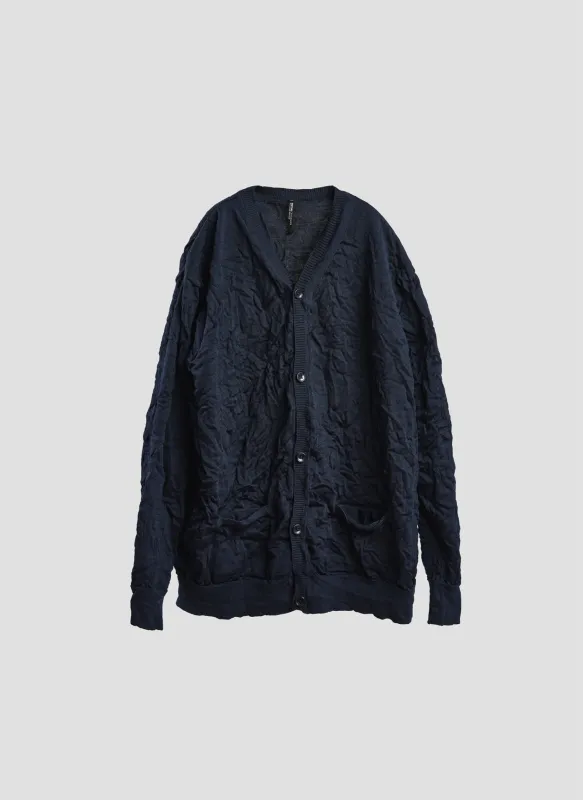 Wrinkle Polyester Dry Knit Cardigan sold by INITIAL Fashion